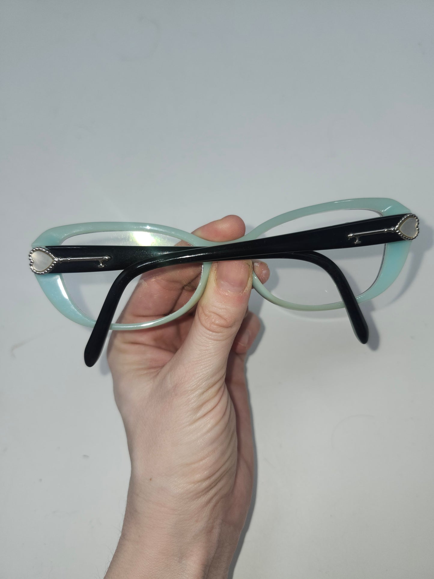 *Tiffany & Co* Eye Glasses Tiffany Blue & Black with Silver Hardware & Case