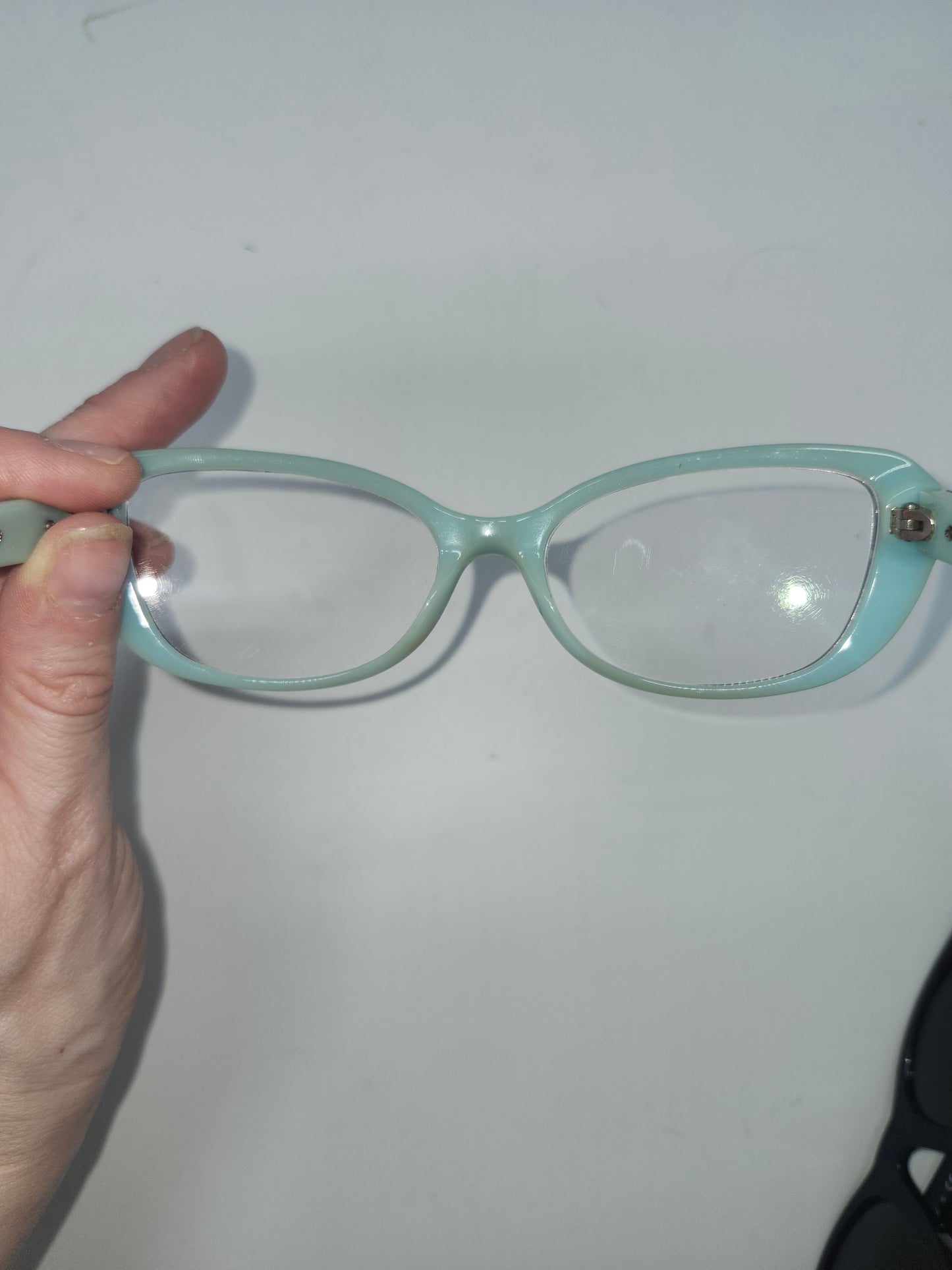 *Tiffany & Co* Eye Glasses Tiffany Blue & Black with Silver Hardware & Case