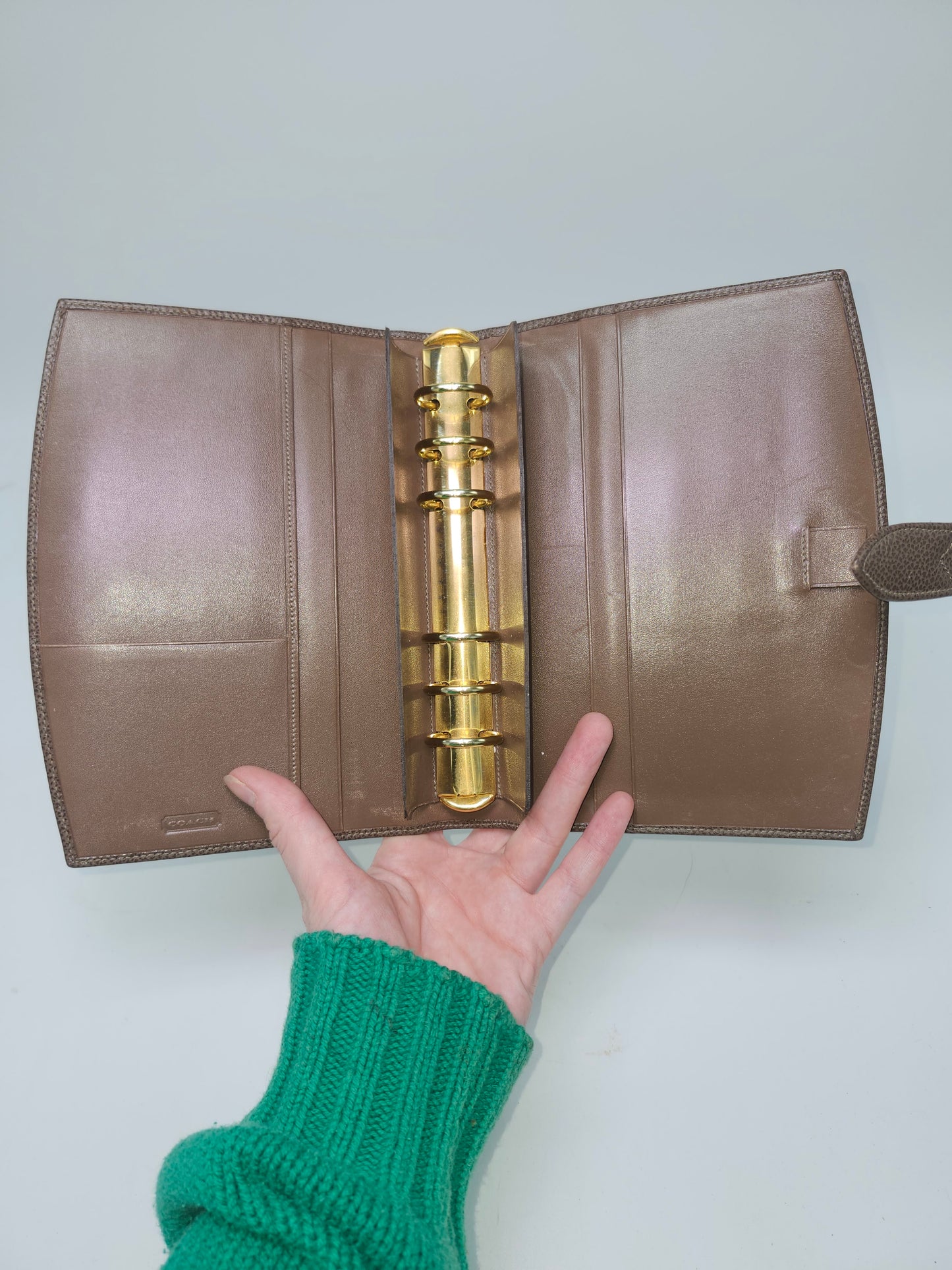 *Coach* Y2K Leather Planner / Agenda Book