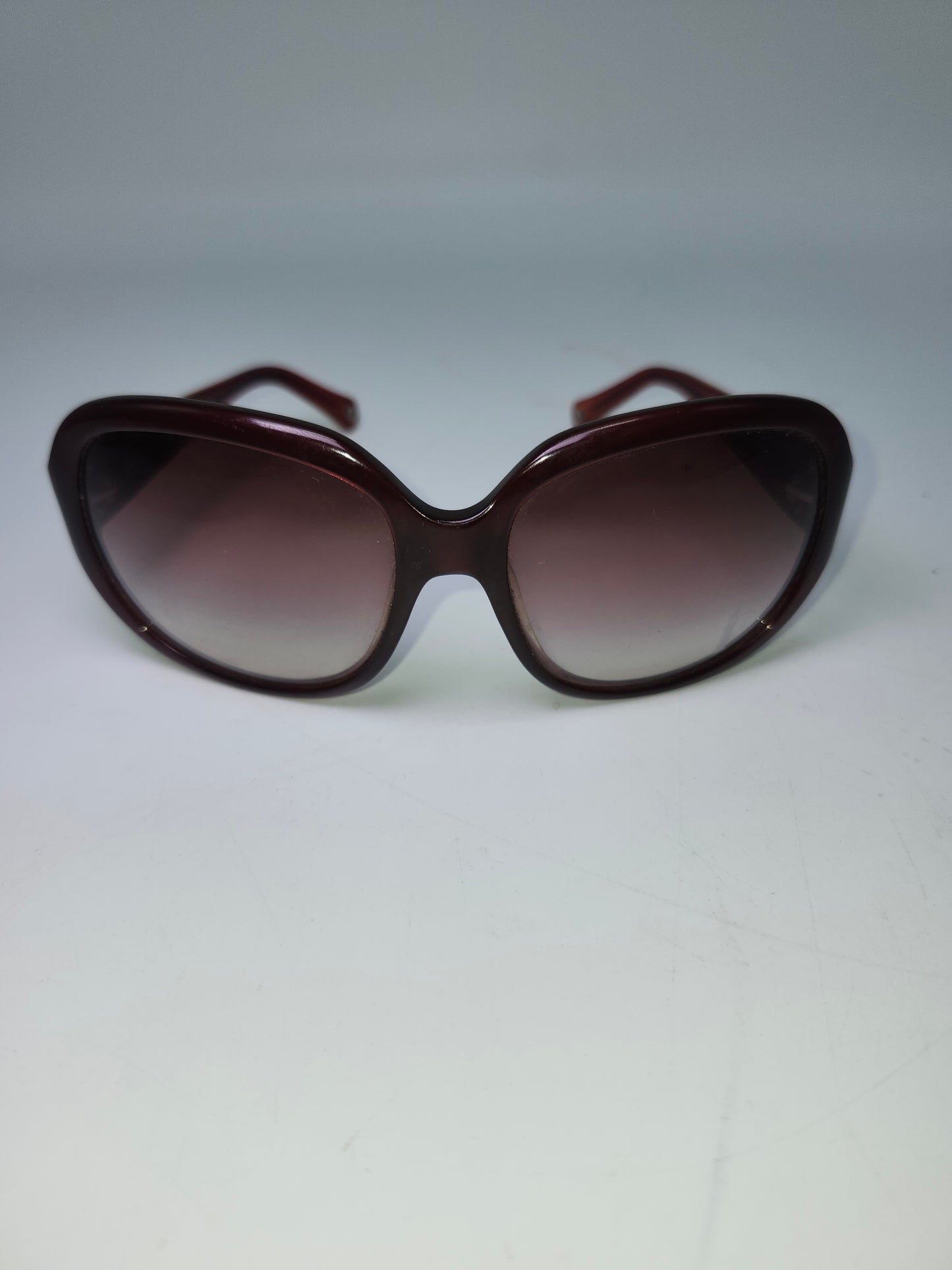 *Coach* Y2K "Heidi" Oversized Sunglasses in Burgundy