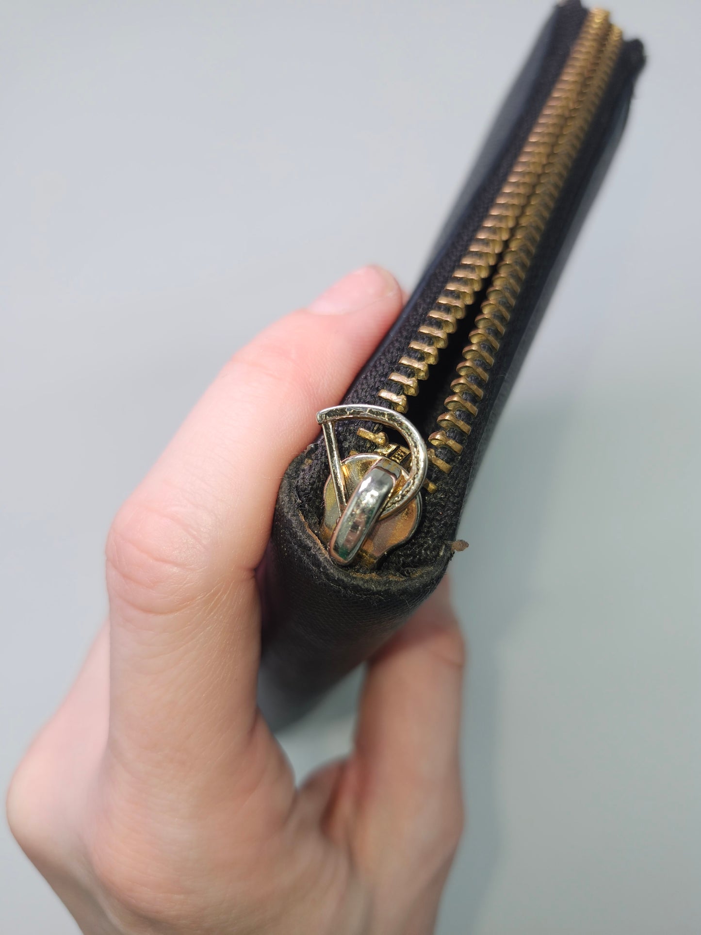 *Kate Spade* "Laurel Way" Leather Zip-Around Wallet in Black