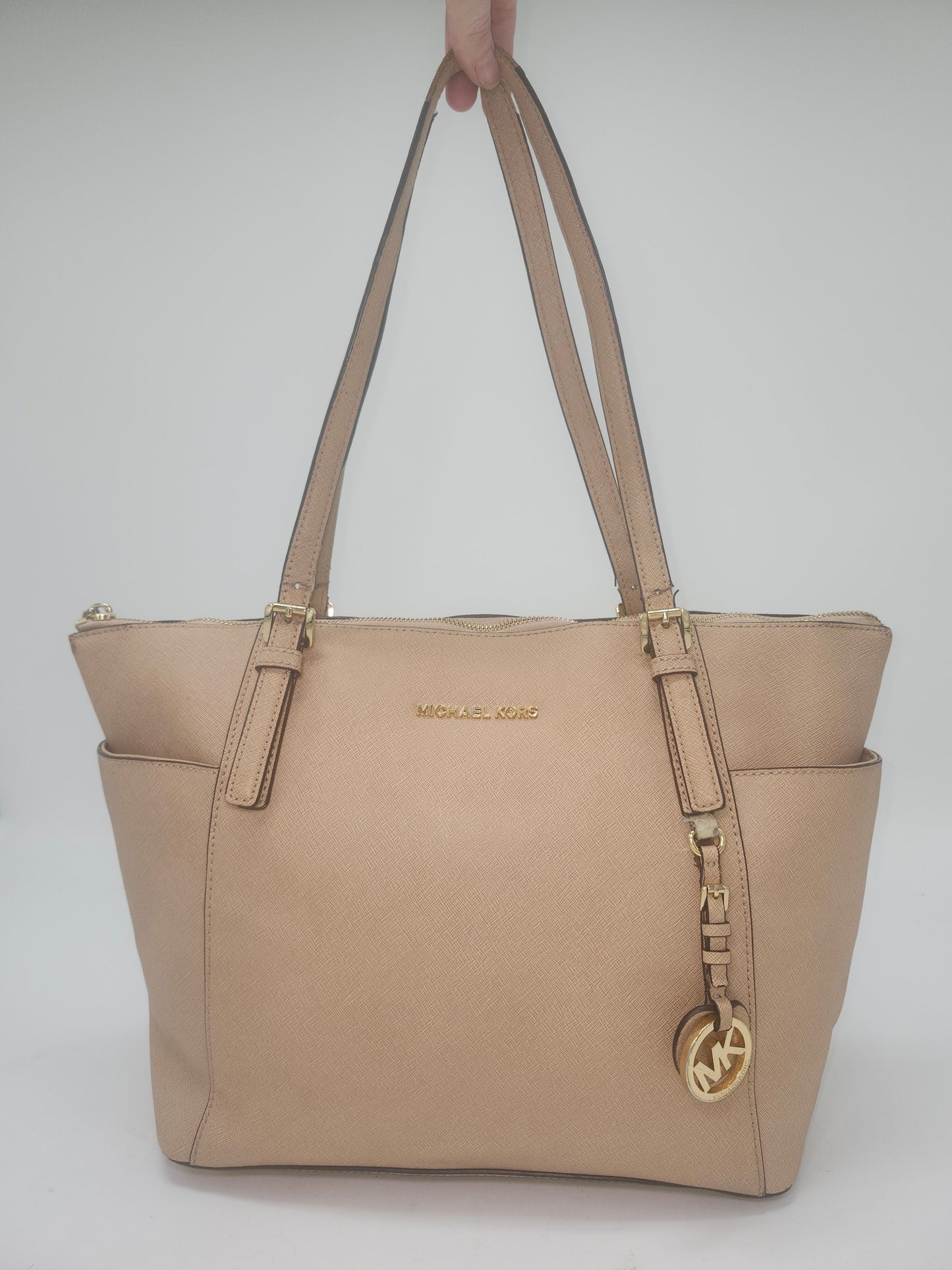 -Michael Kors- "Jet Set" Tote in Saffiano Leather