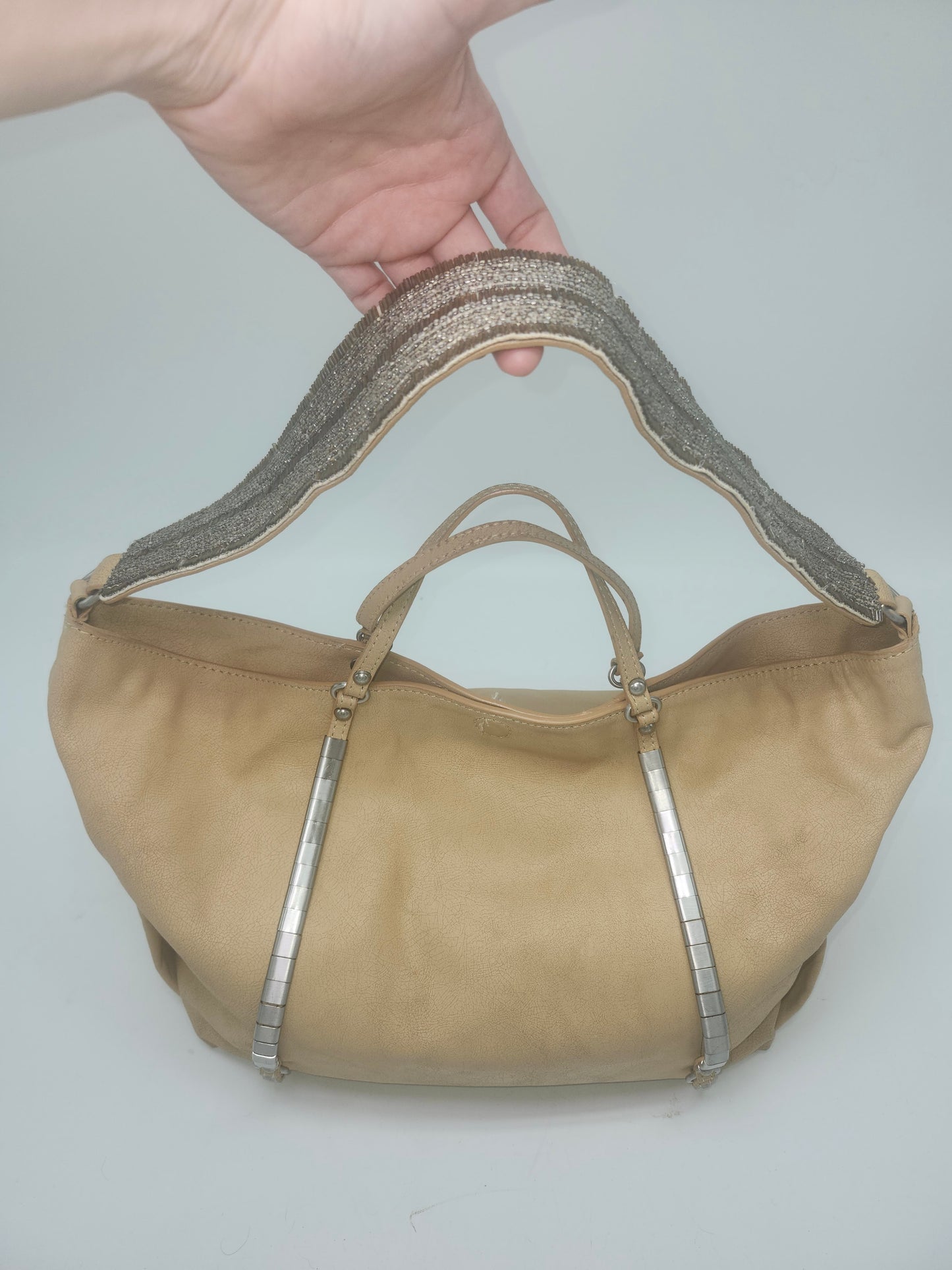 -Jasper & Jeera- for Anthropologie Boho Style Beaded Tote