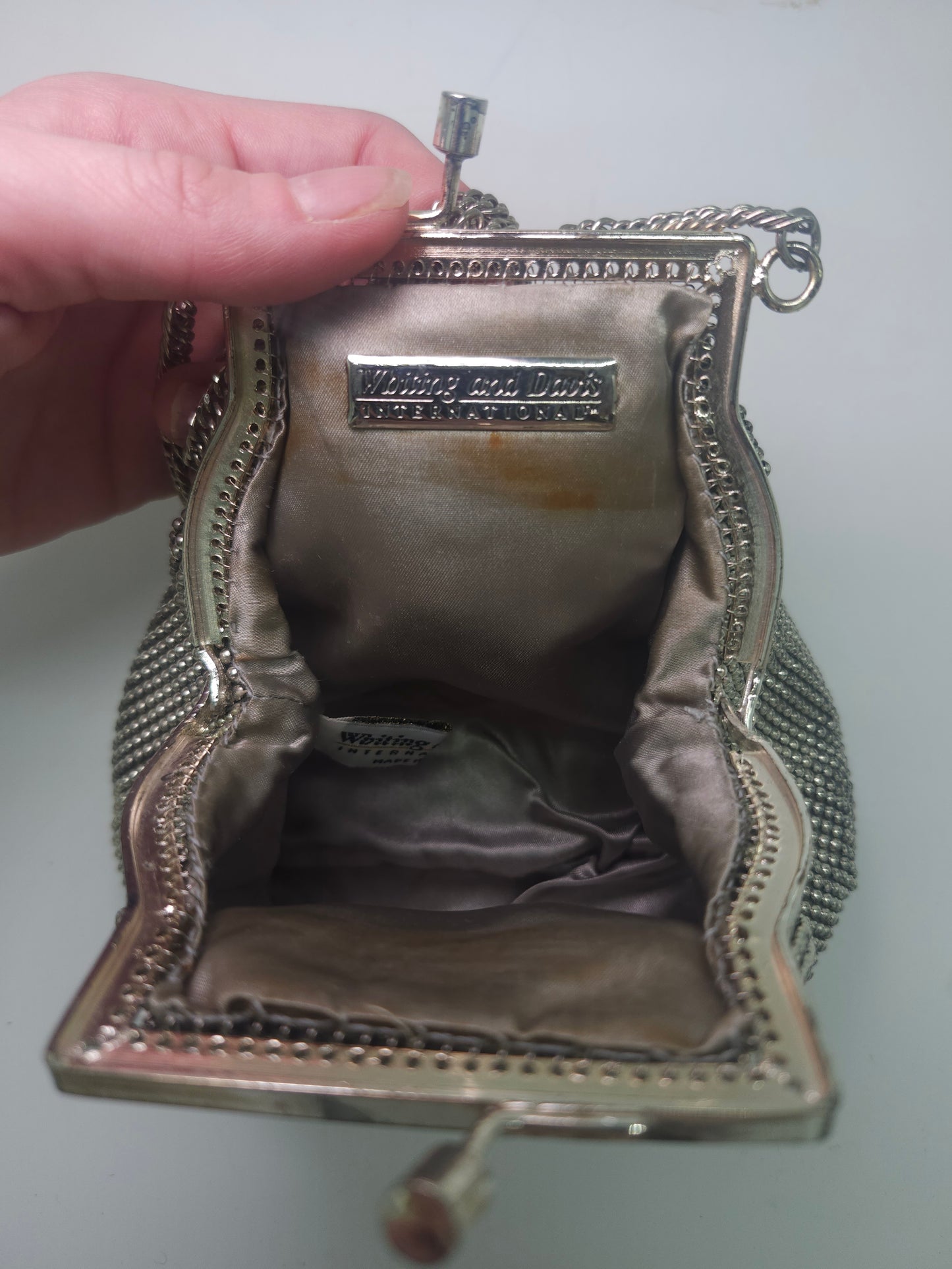 Whiting and Davis Vintage Metal Mesh Purse