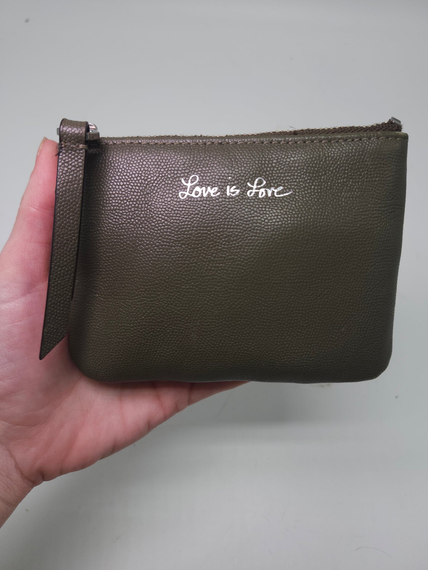 Rebecca Minkoff "Love is Love" Pebbled Leather Pouch / Wallet