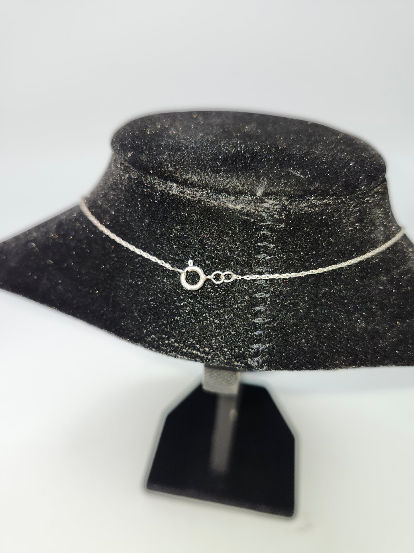 *925 Sterling* Ladybug Pendant with Twisted Chain Necklace