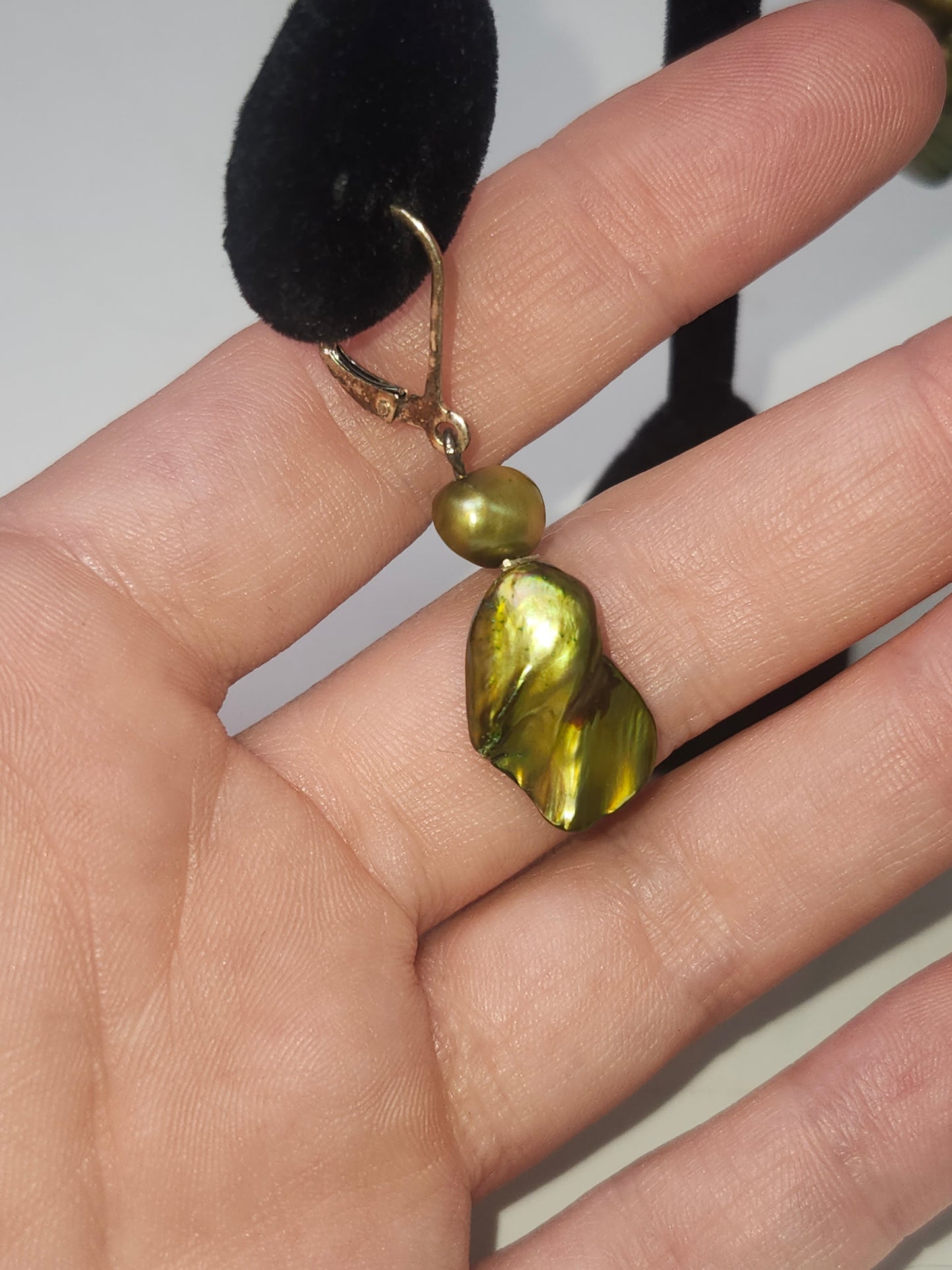 *925 Sterling* & Fresh Water Pearl Dangle Earrings