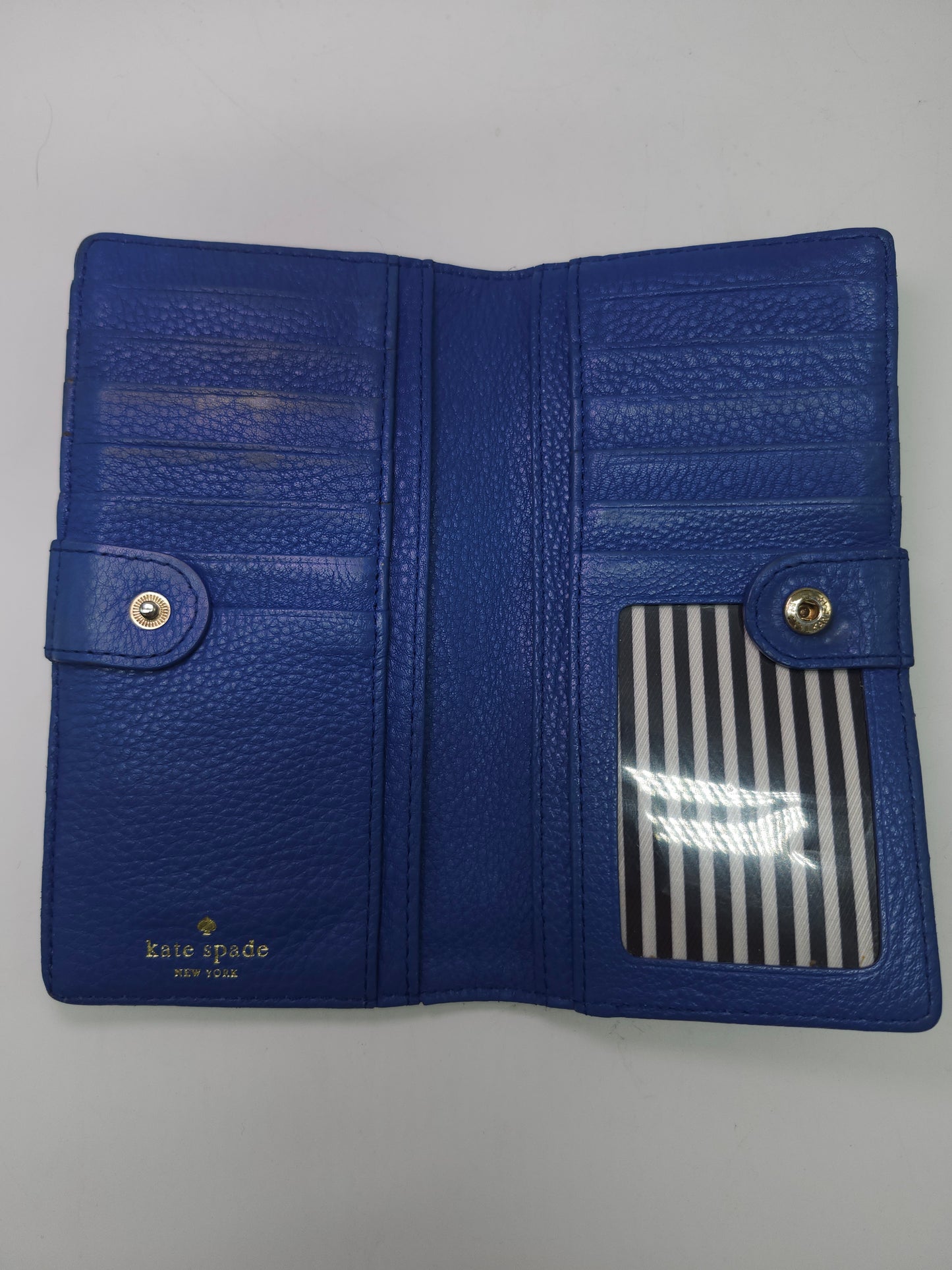 *Kate Spade* Navy Blue Bow Wallet