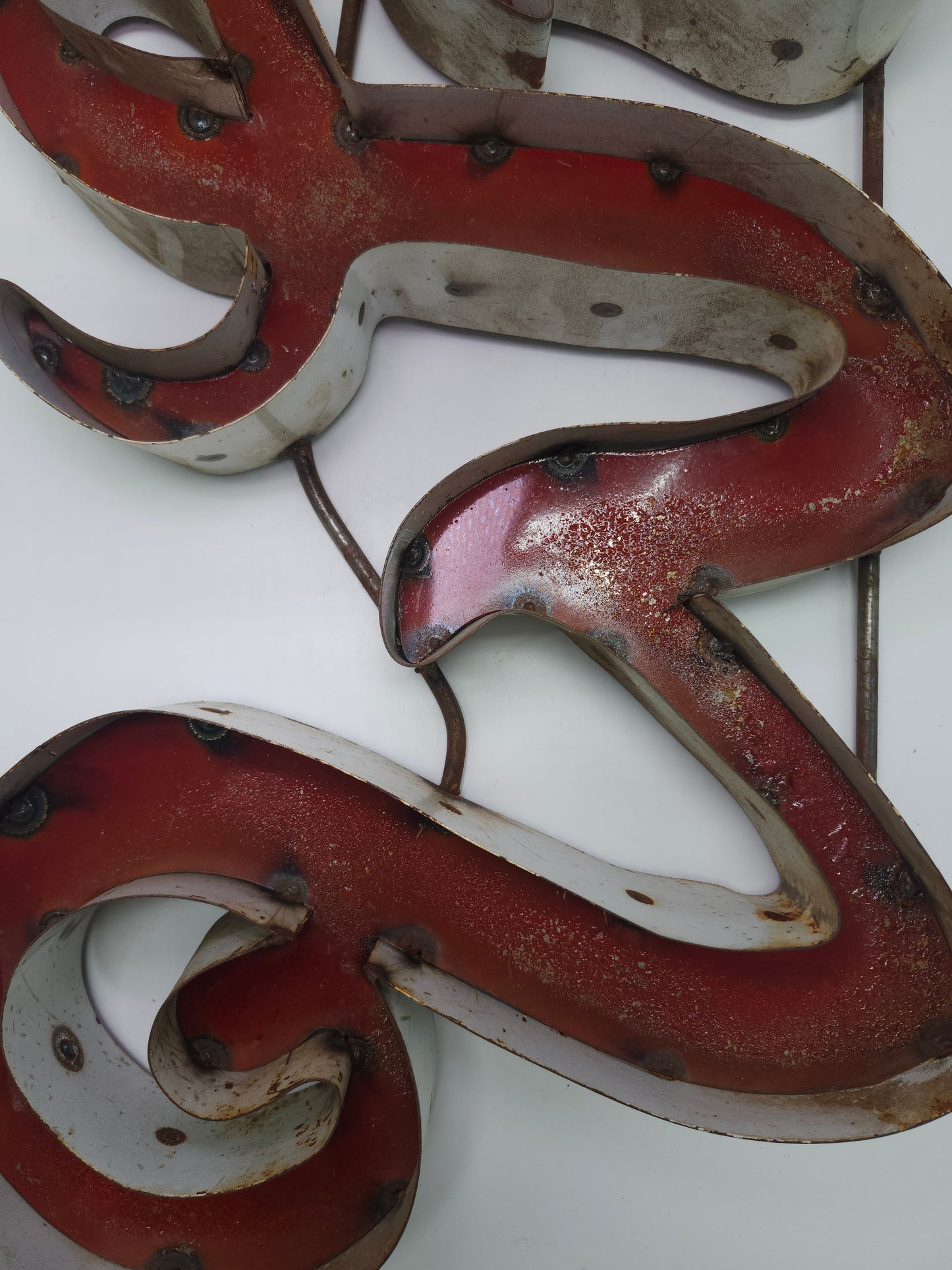 *Antique* "Wine" Metal Store Sign