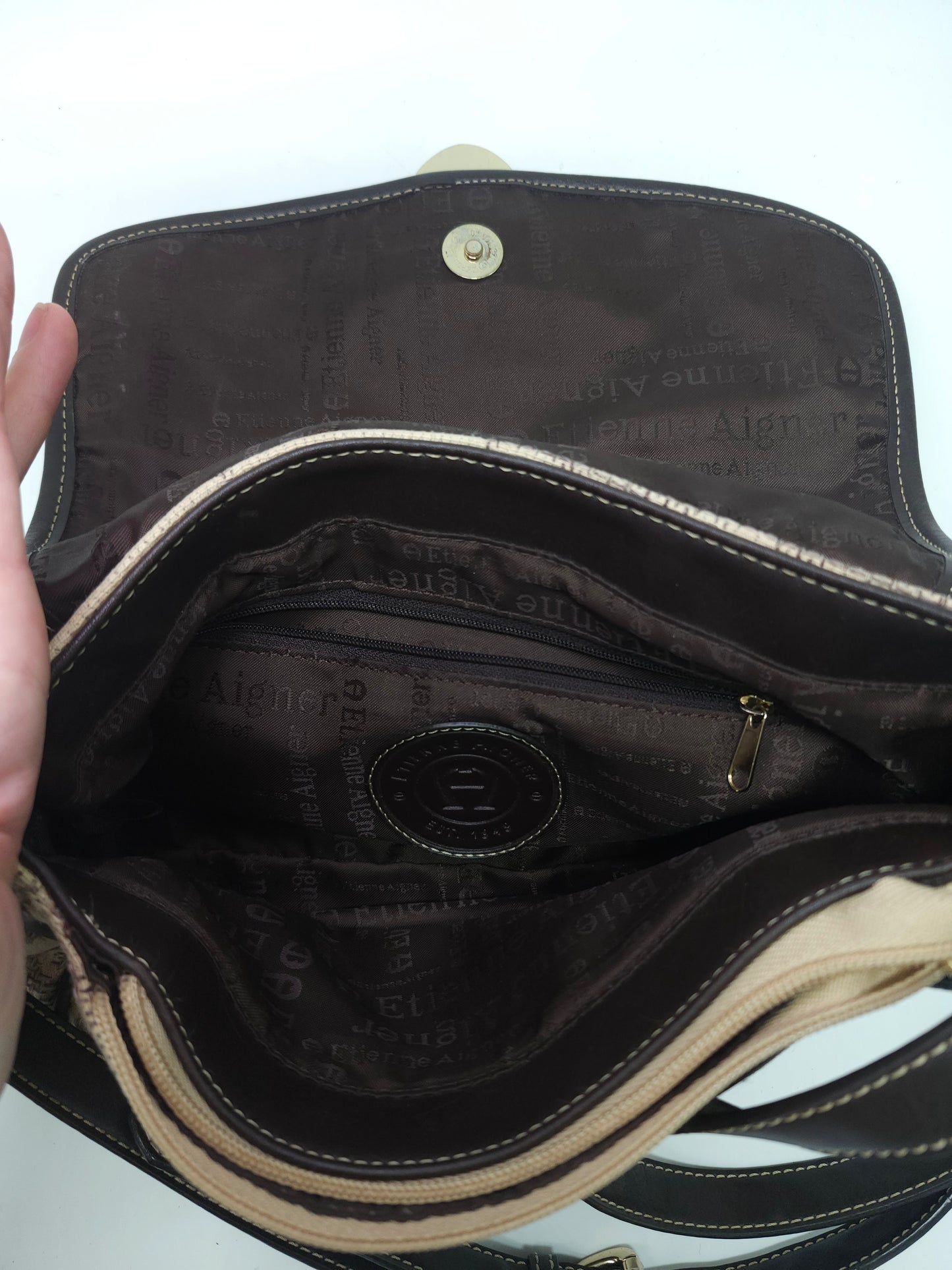 *Etienne Aigner* Logo Handbag / Satchel