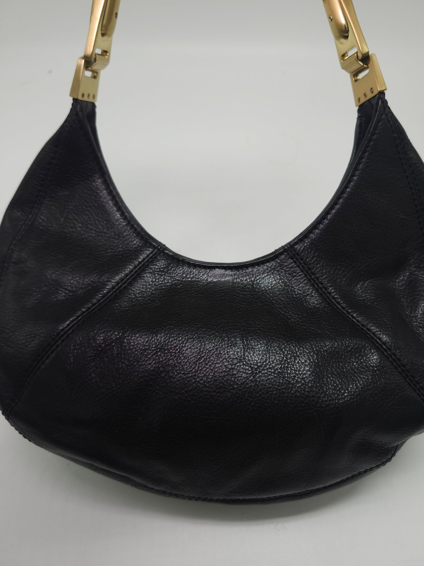 *Vintage* BCBG Boho Black Leather Purse
