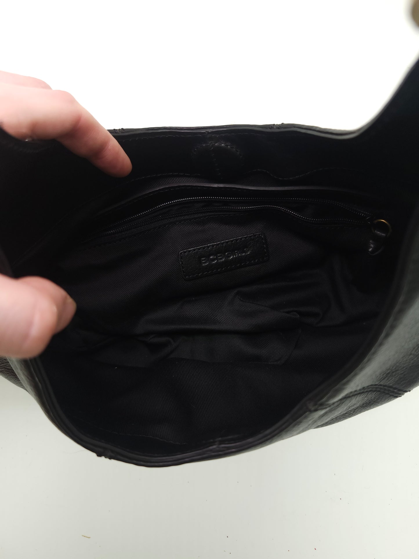 *Vintage* BCBG Boho Black Leather Purse