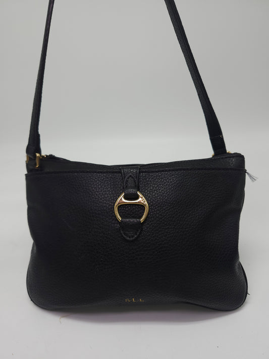 *Ralph Lauren* "Lauren" Black Crossbody Bag