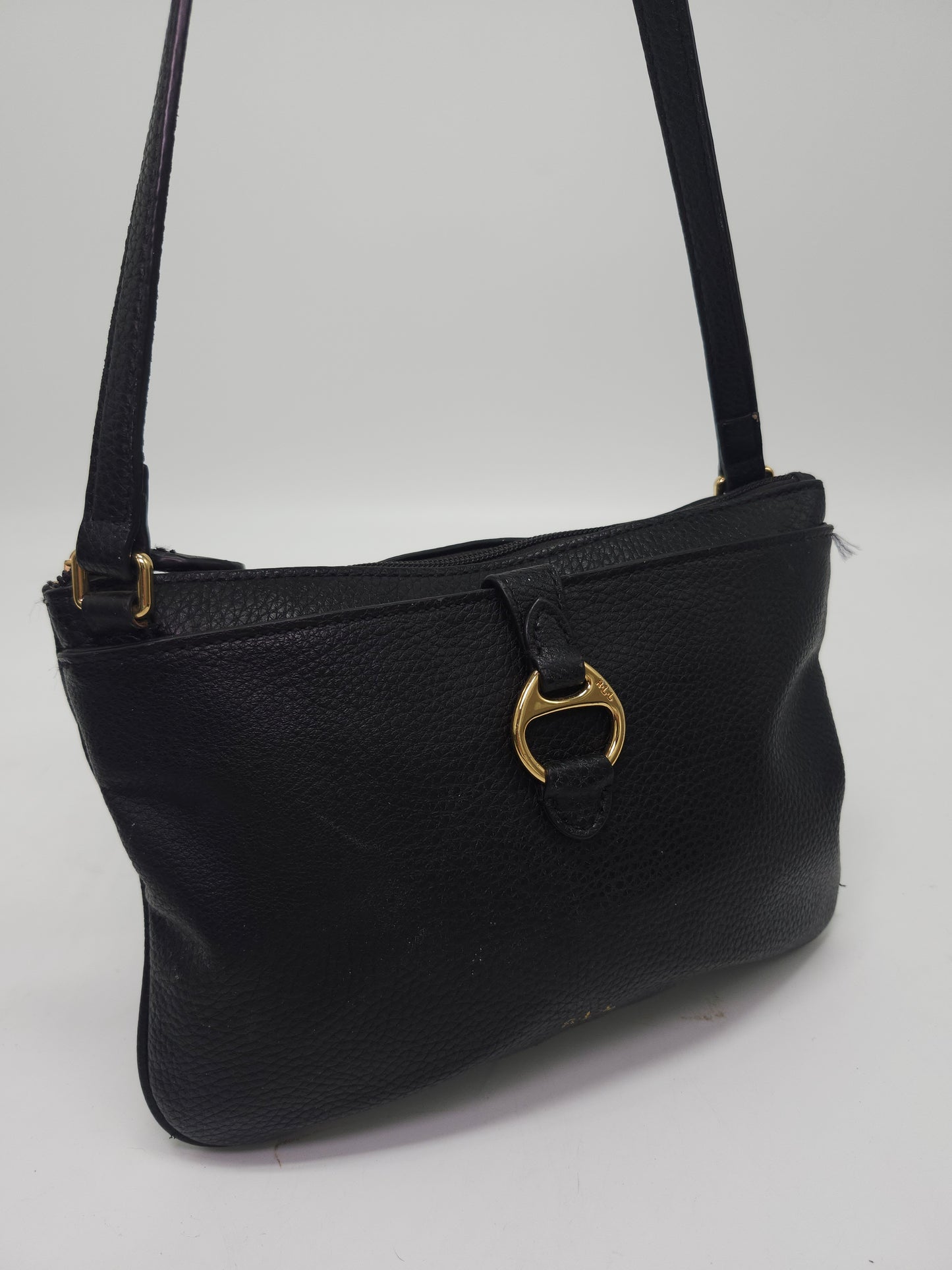 *Ralph Lauren* "Lauren" Black Crossbody Bag
