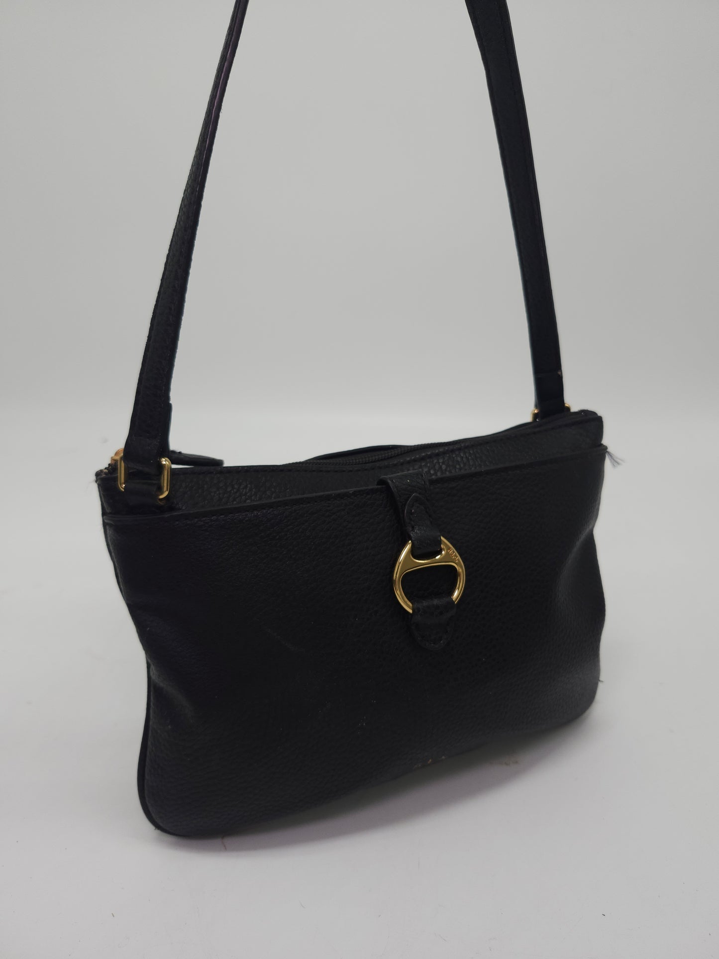 *Ralph Lauren* "Lauren" Black Crossbody Bag
