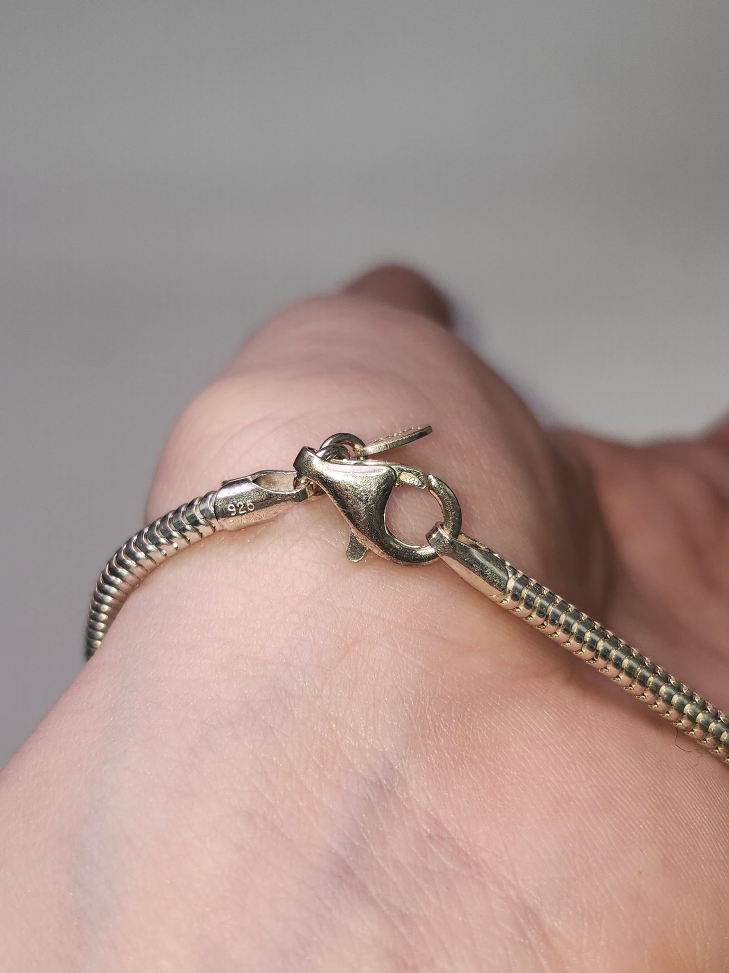~925~ Sterling Pandora Dupe Bracelet with Sterling Cupcake Charm by Zable