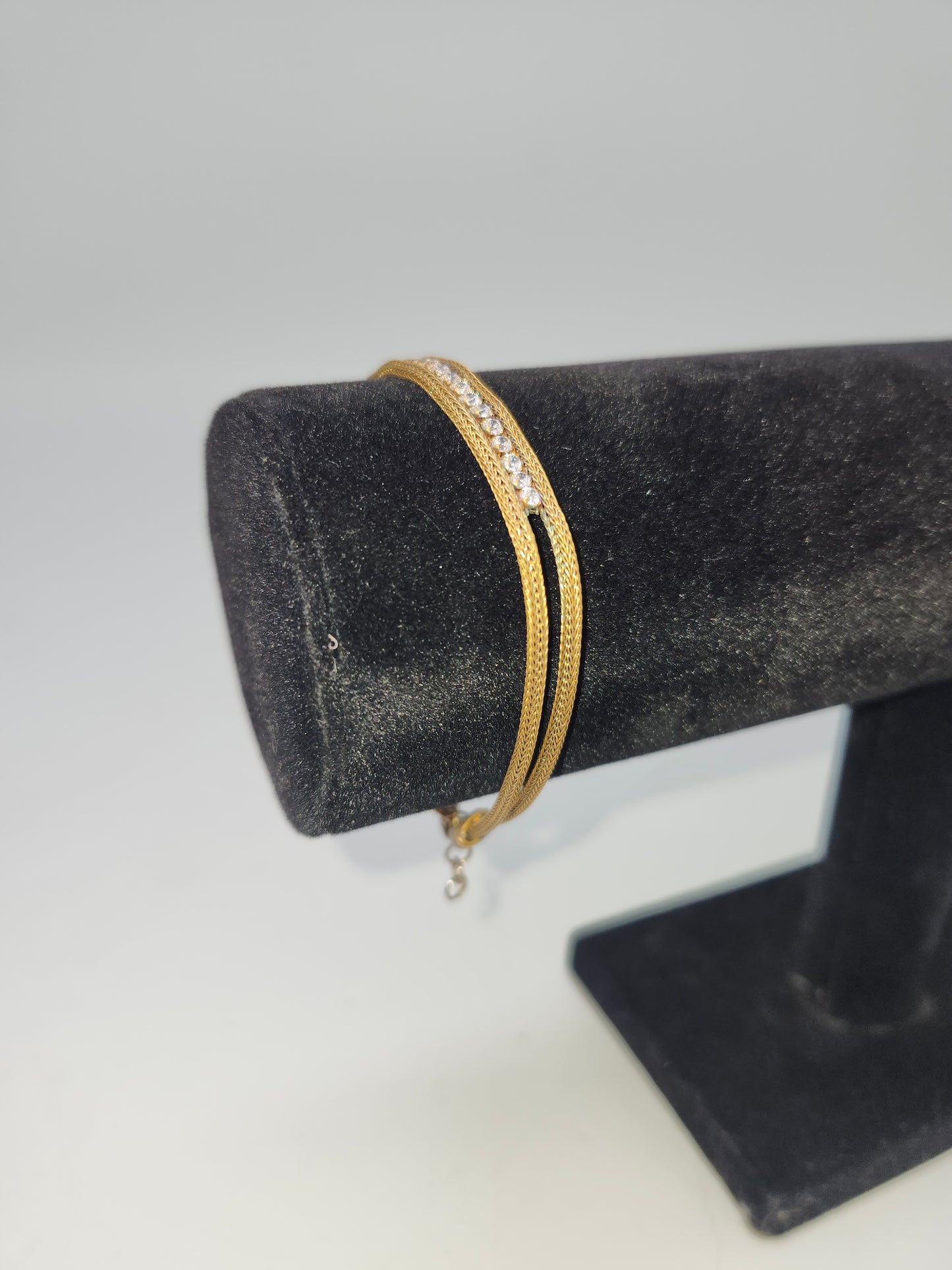 925 Sterling & CZ Vermeil Bracelet