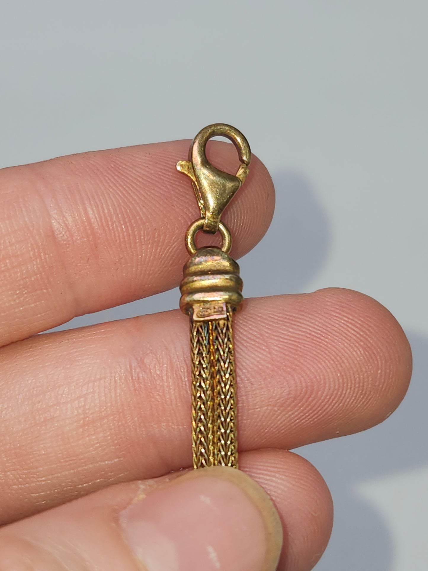 925 Sterling & CZ Vermeil Bracelet