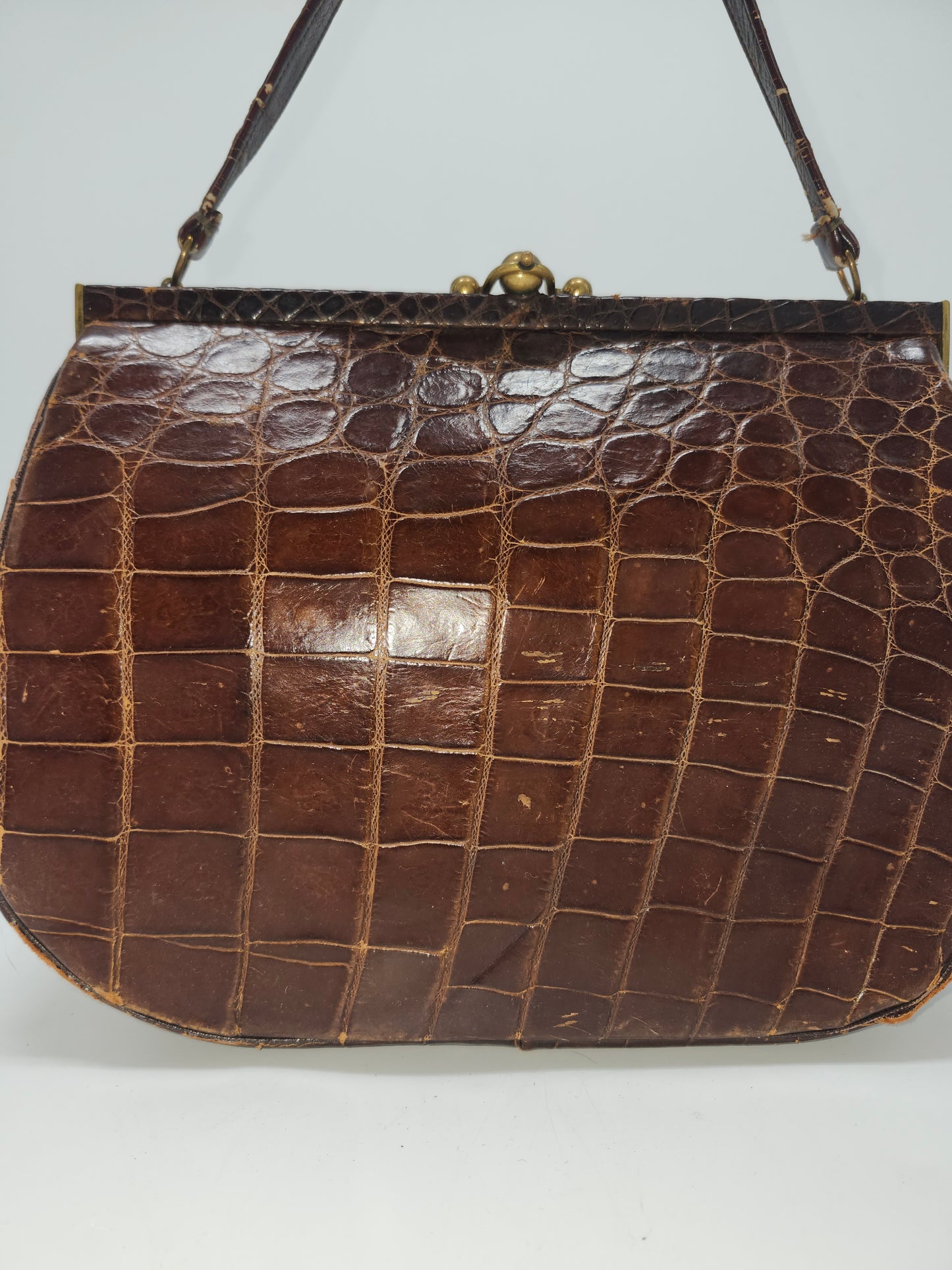~Crocodile~ Leather Vintage Purse