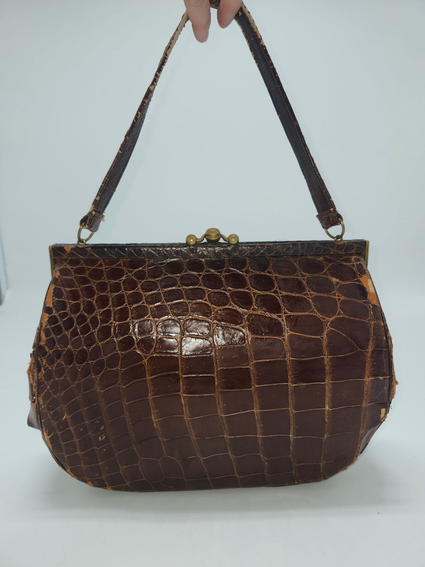 ~Crocodile~ Leather Vintage Purse