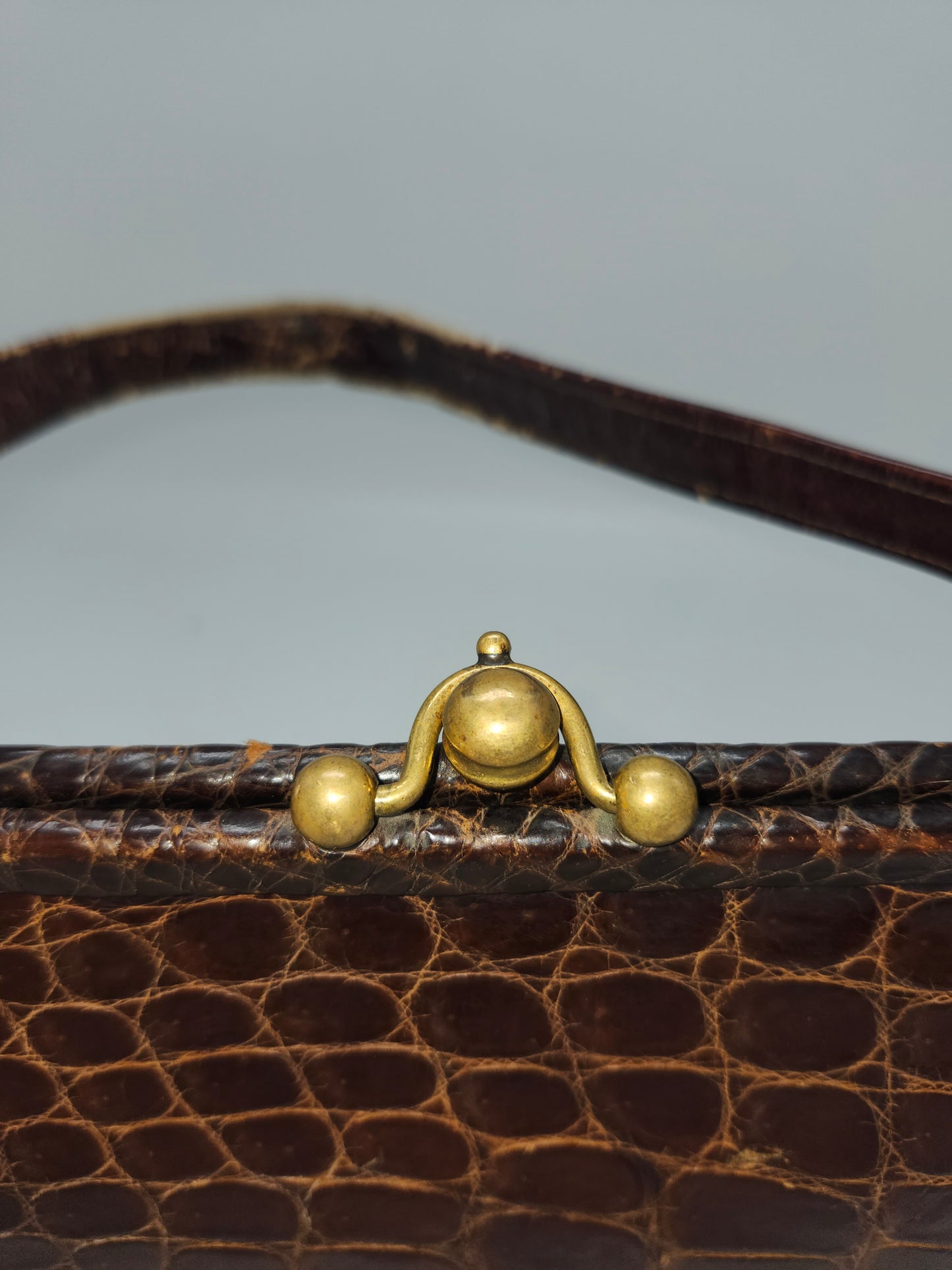 ~Crocodile~ Leather Vintage Purse