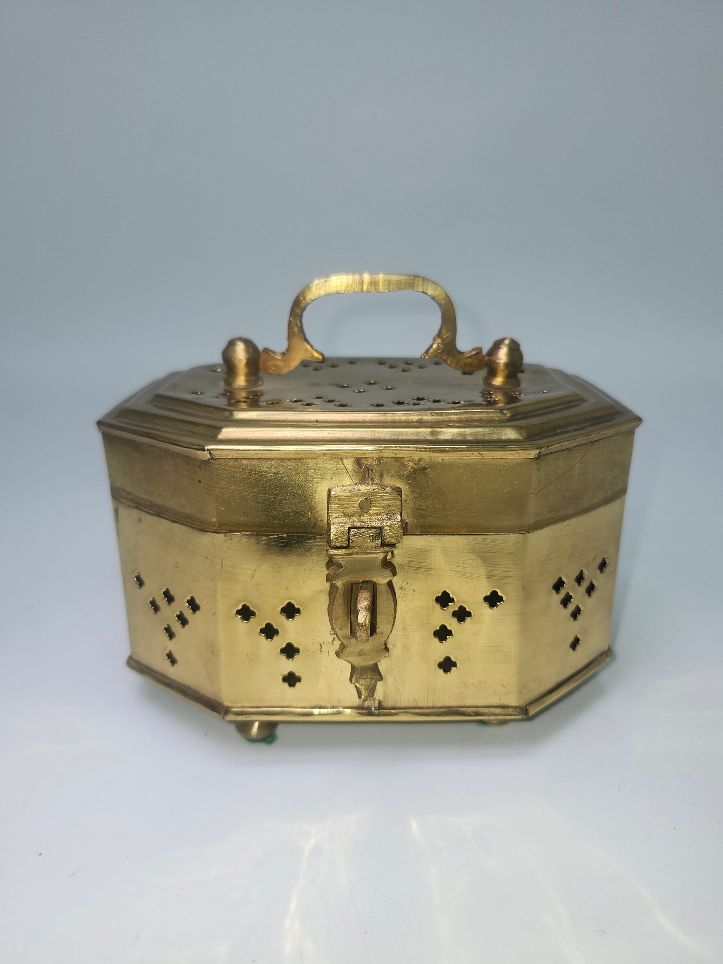 ~Brass~ Jewelry/Trinket Carriage (Cricket Box)