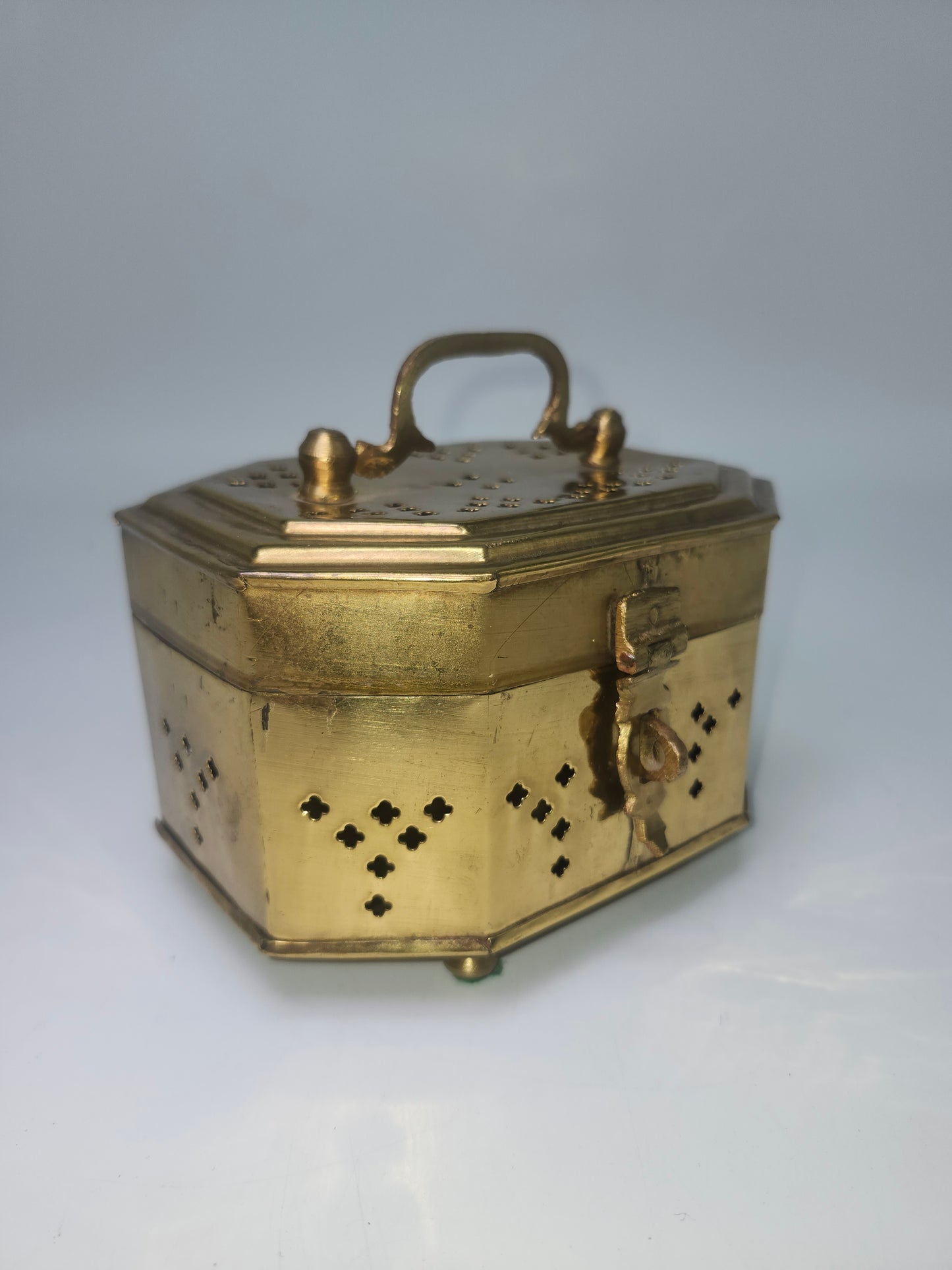 ~Brass~ Jewelry/Trinket Carriage (Cricket Box)