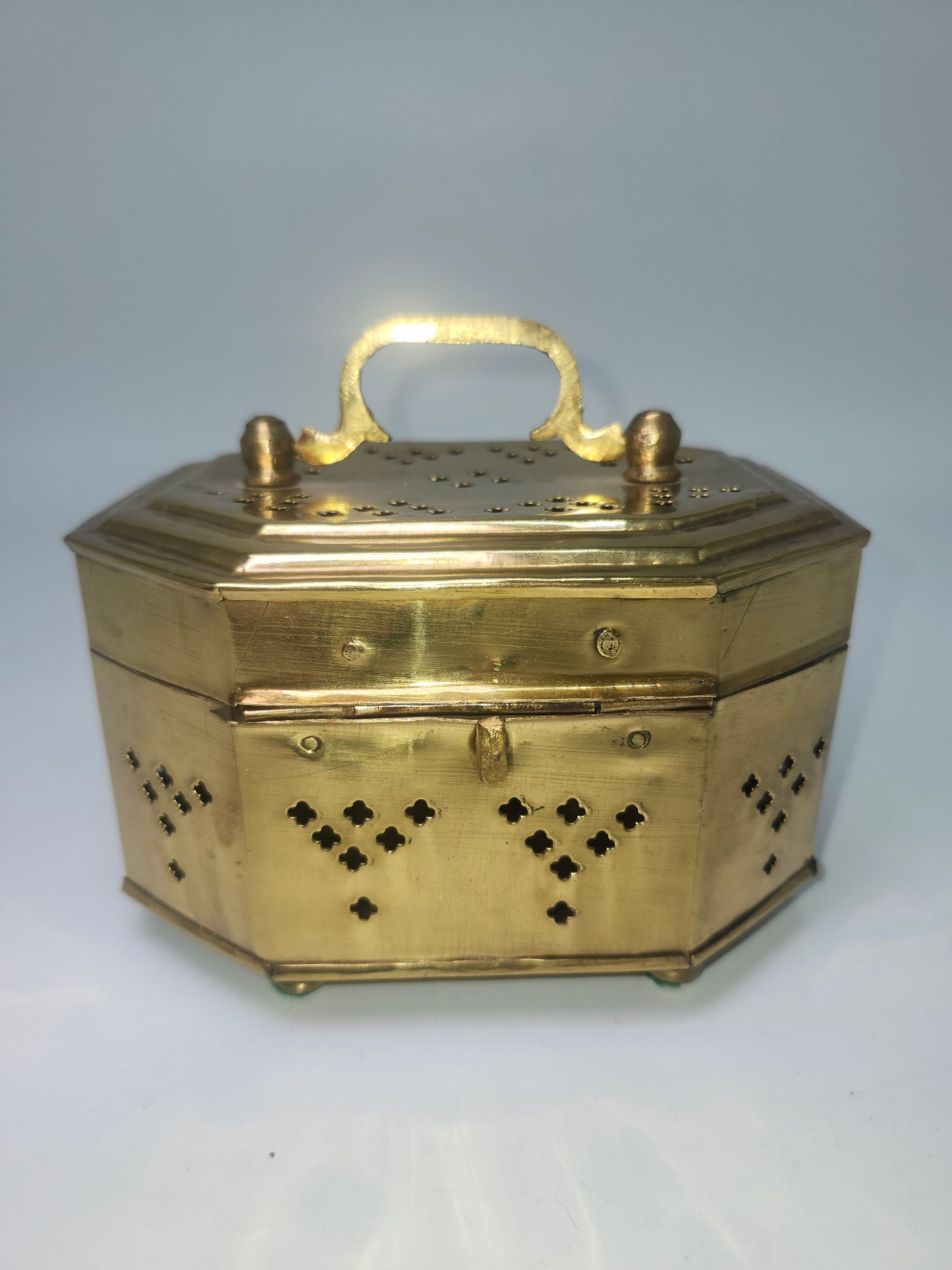 ~Brass~ Jewelry/Trinket Carriage (Cricket Box)
