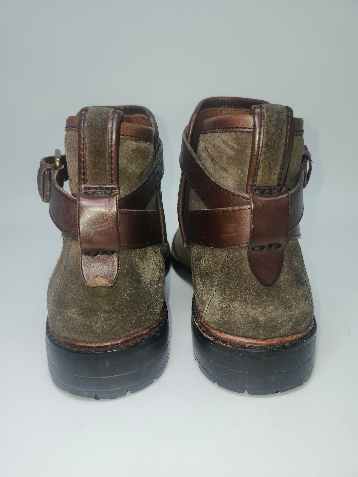 Coach "Bryce" Boots in Two-Toned Suede Size 8.5