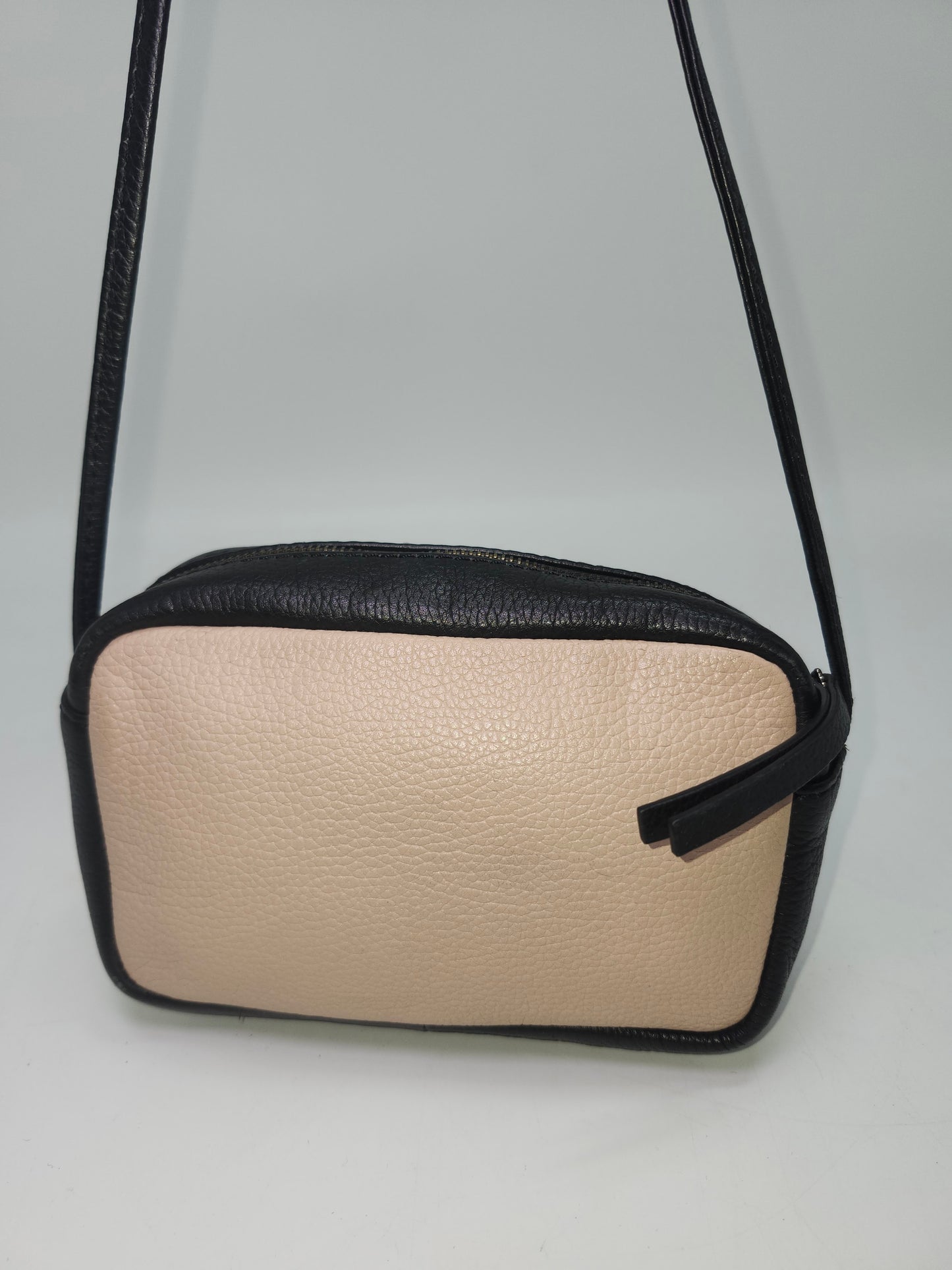 Tahari Tri-Toned Leather Crossbody Bag