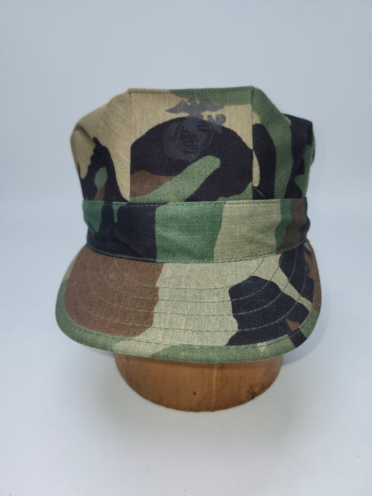 *USMC* Woodland Garrison Cover Camo Hat