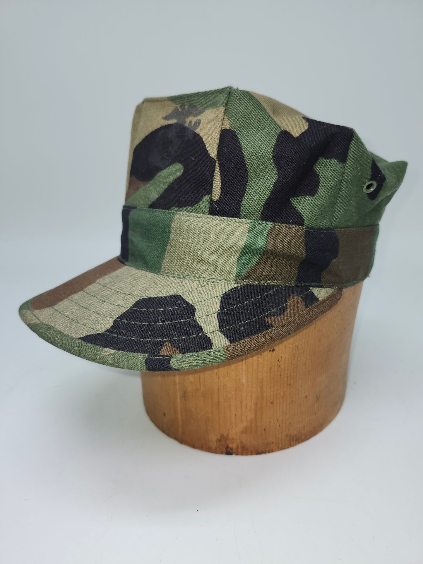 USMC Woodland Garrison Cover Camo Hat