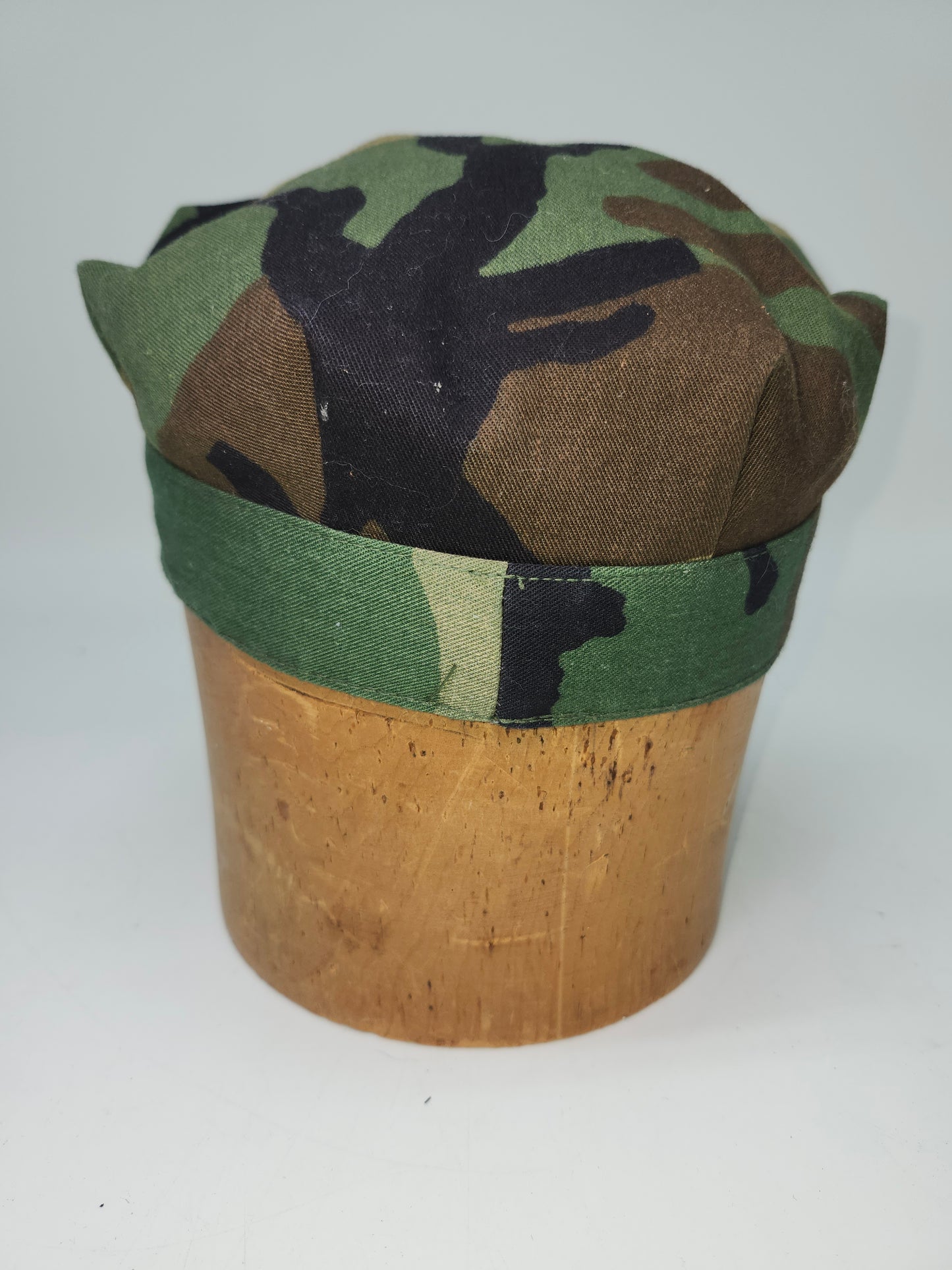 USMC Woodland Garrison Cover Camo Hat