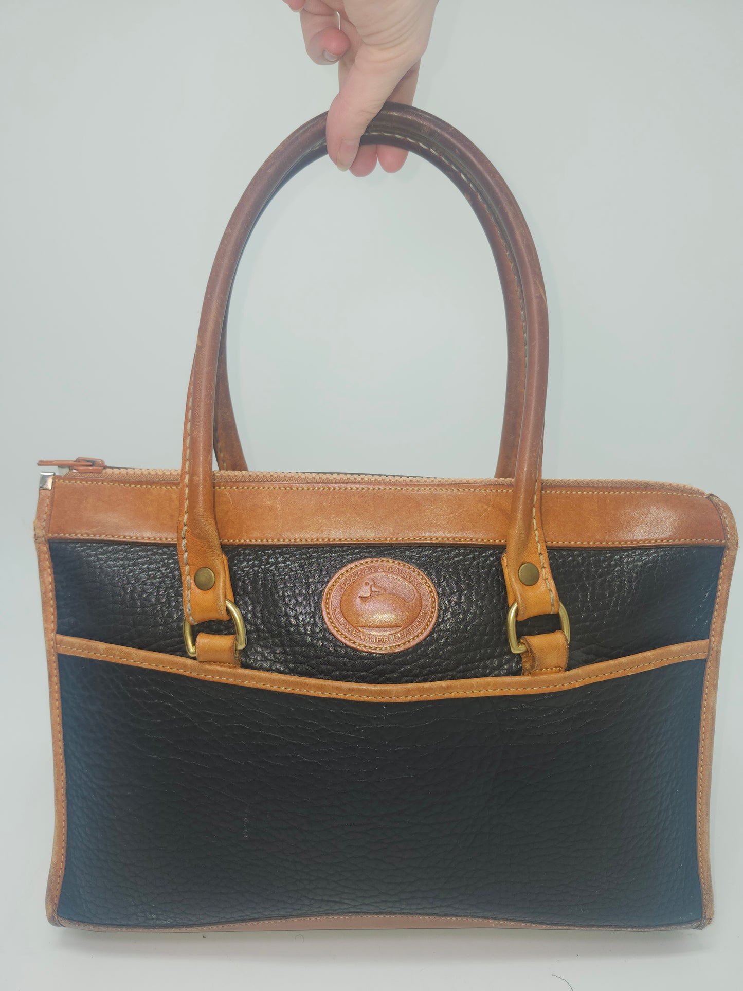 Dooney & Bourke All Weather Leather Satchel Handbag