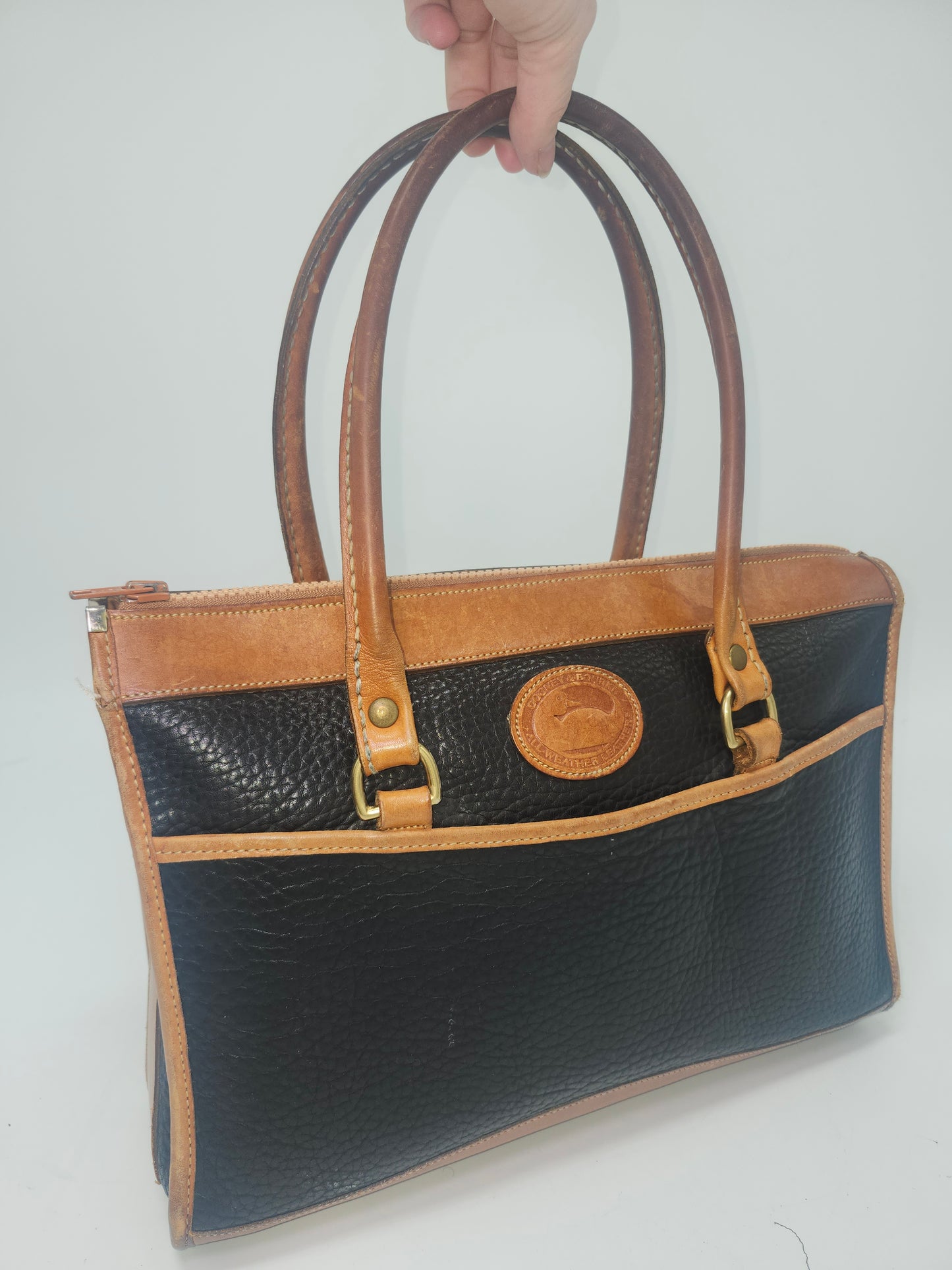 Dooney & Bourke All Weather Leather Satchel Handbag