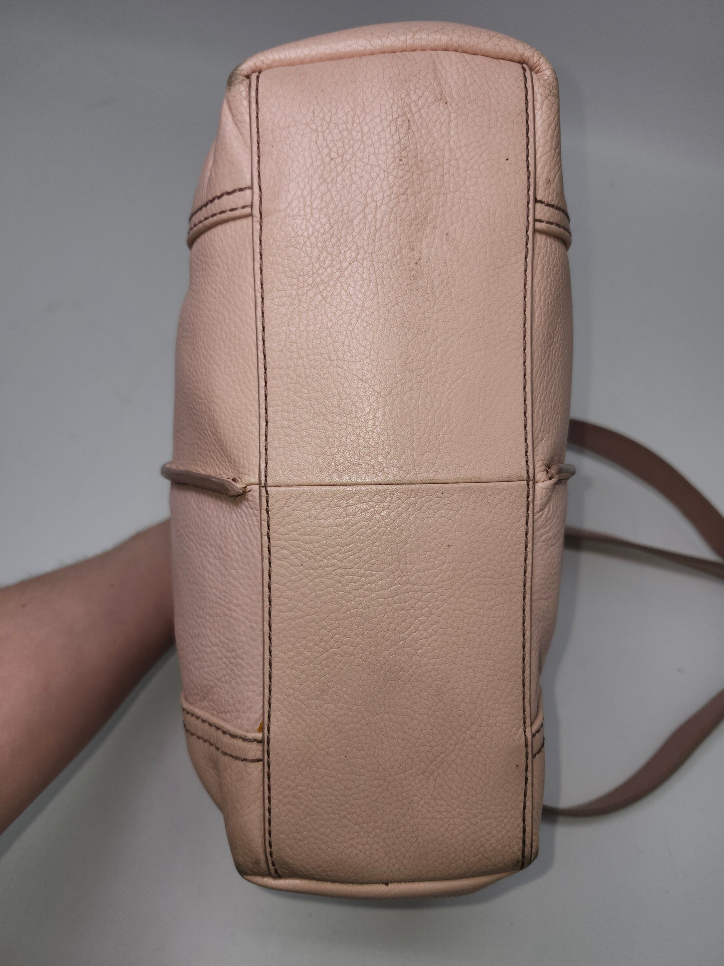 Fossil Baby Pink Leather Crossbody Purse