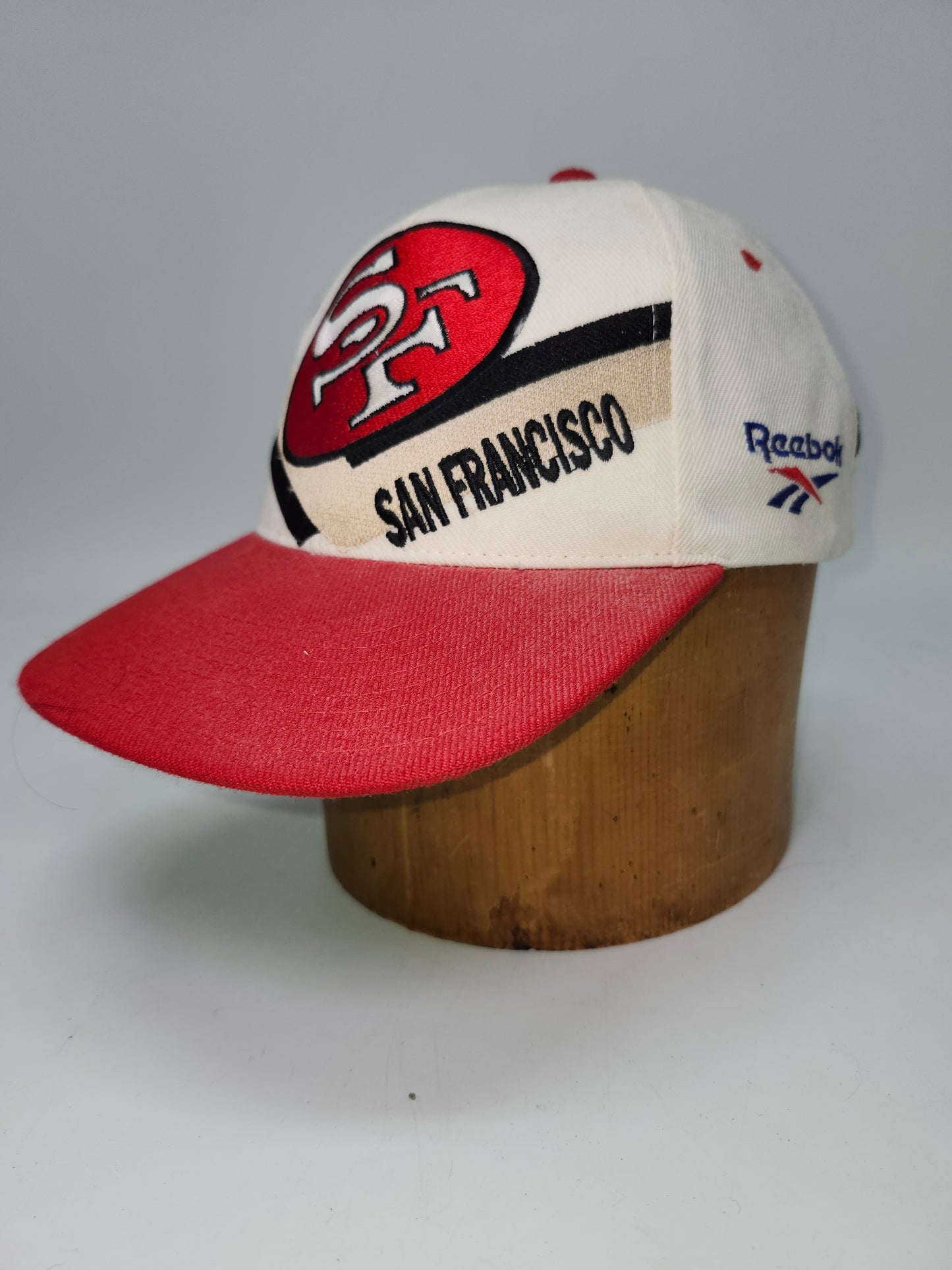 1980s Reebok Pro-Line NFL San Francisco 49ers Hat with Dan Buntz Autograph