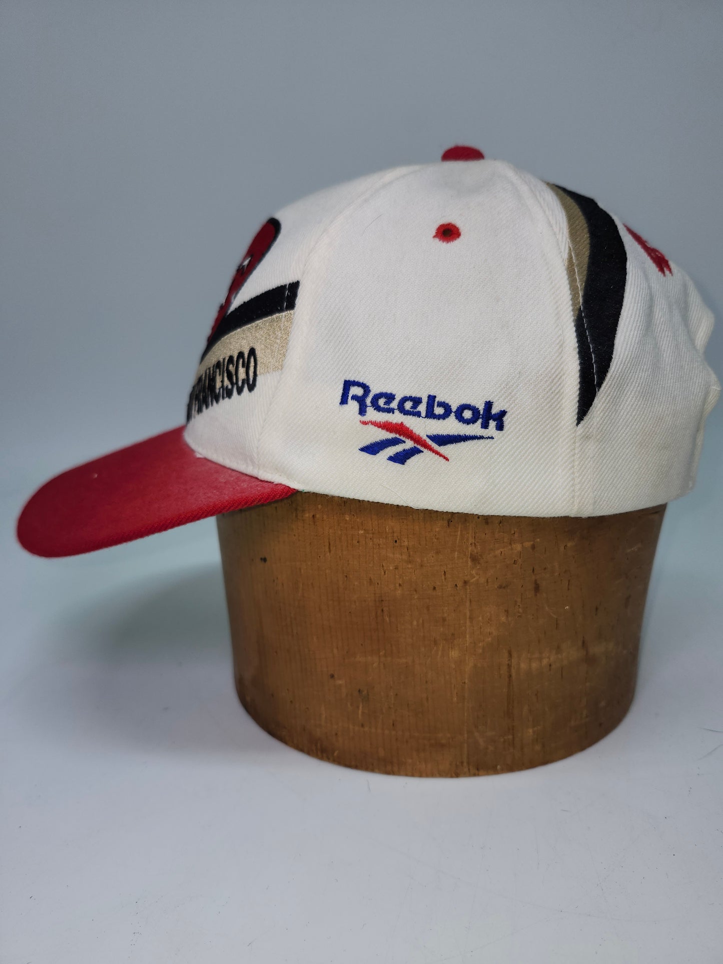 1980s Reebok Pro-Line NFL San Francisco 49ers Hat with Dan Buntz Autograph