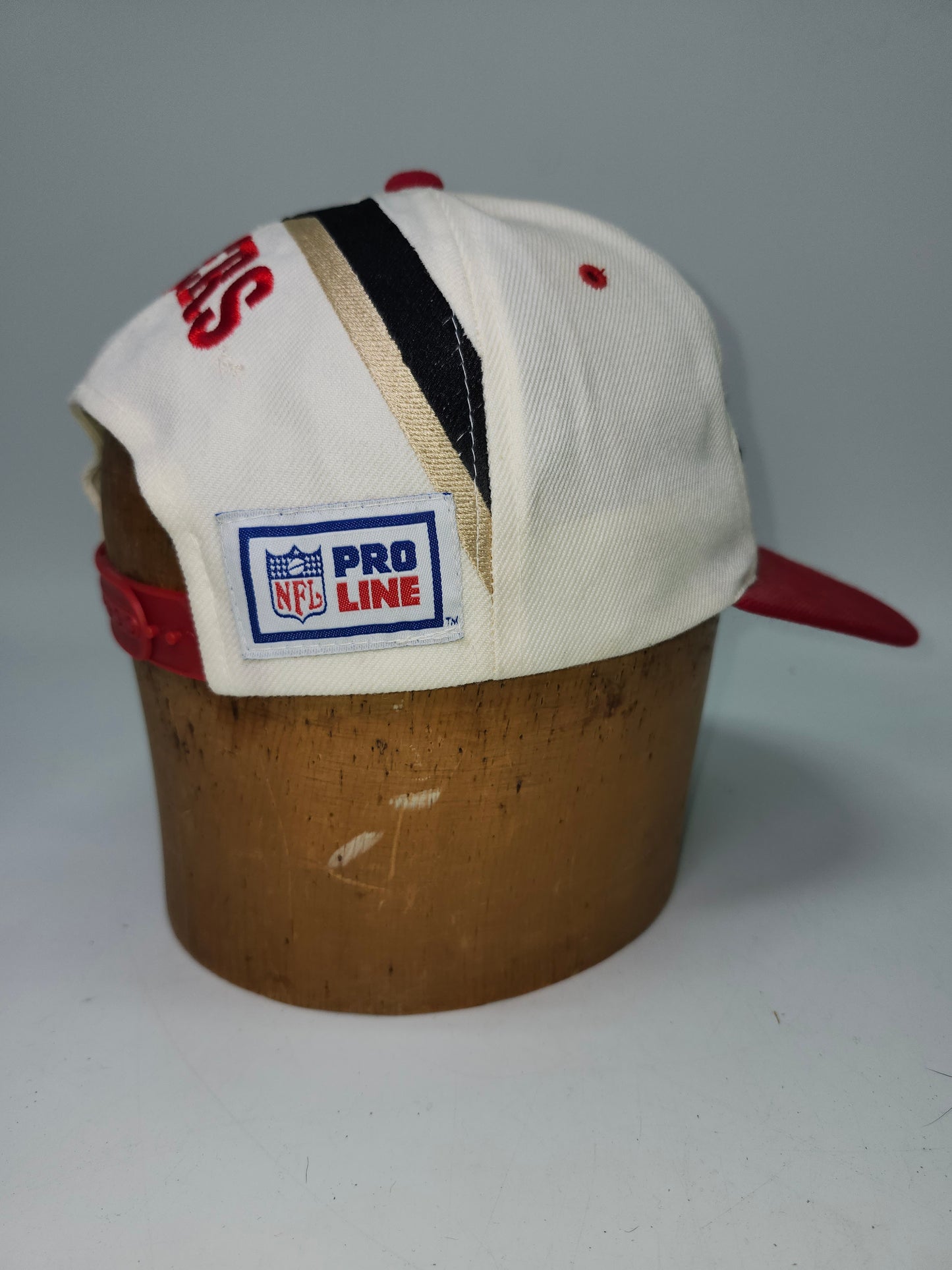1980s Reebok Pro-Line NFL San Francisco 49ers Hat with Dan Buntz Autograph