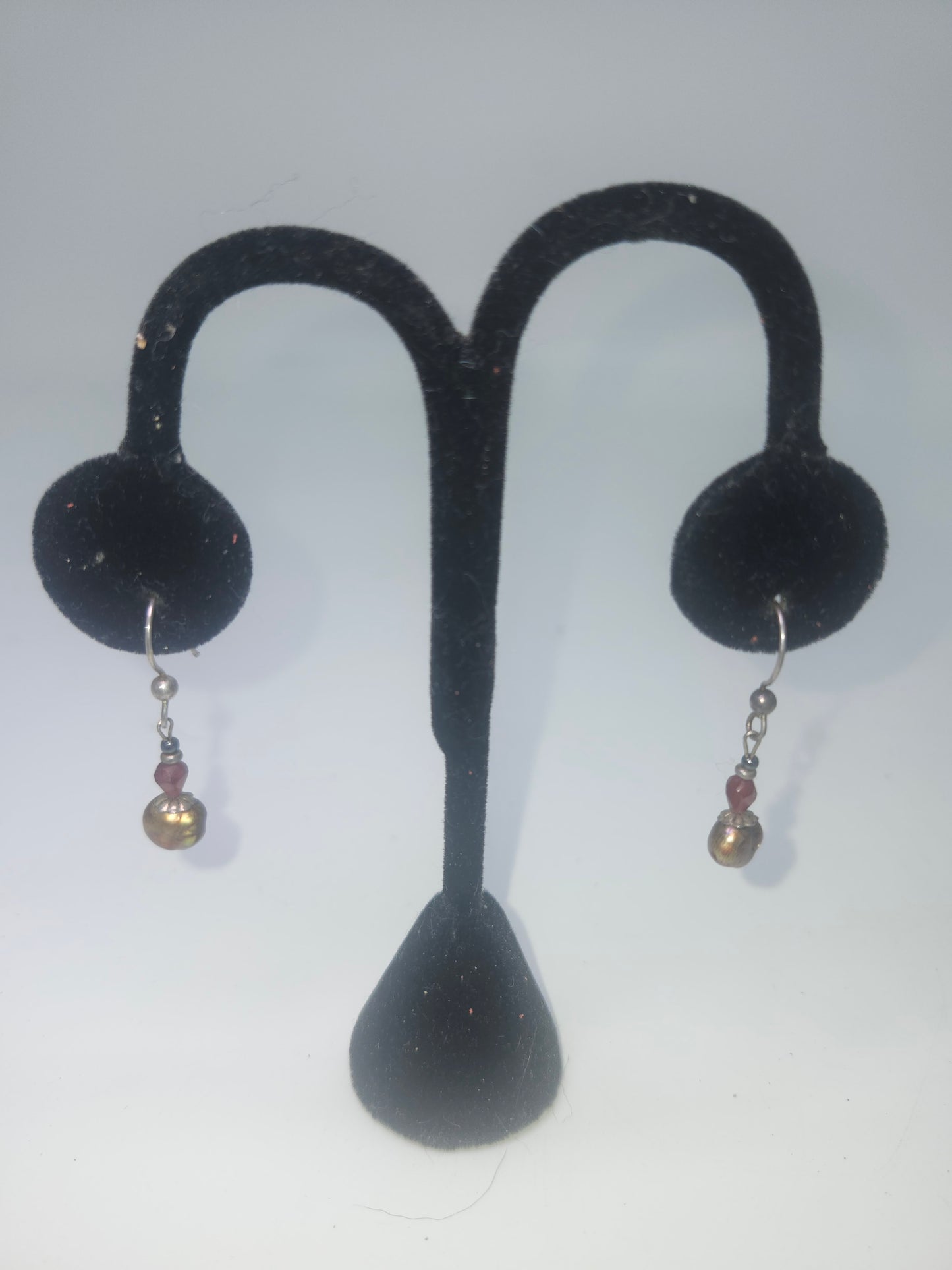 925 Sterling & Freshwater Pearl Dangle Earrings