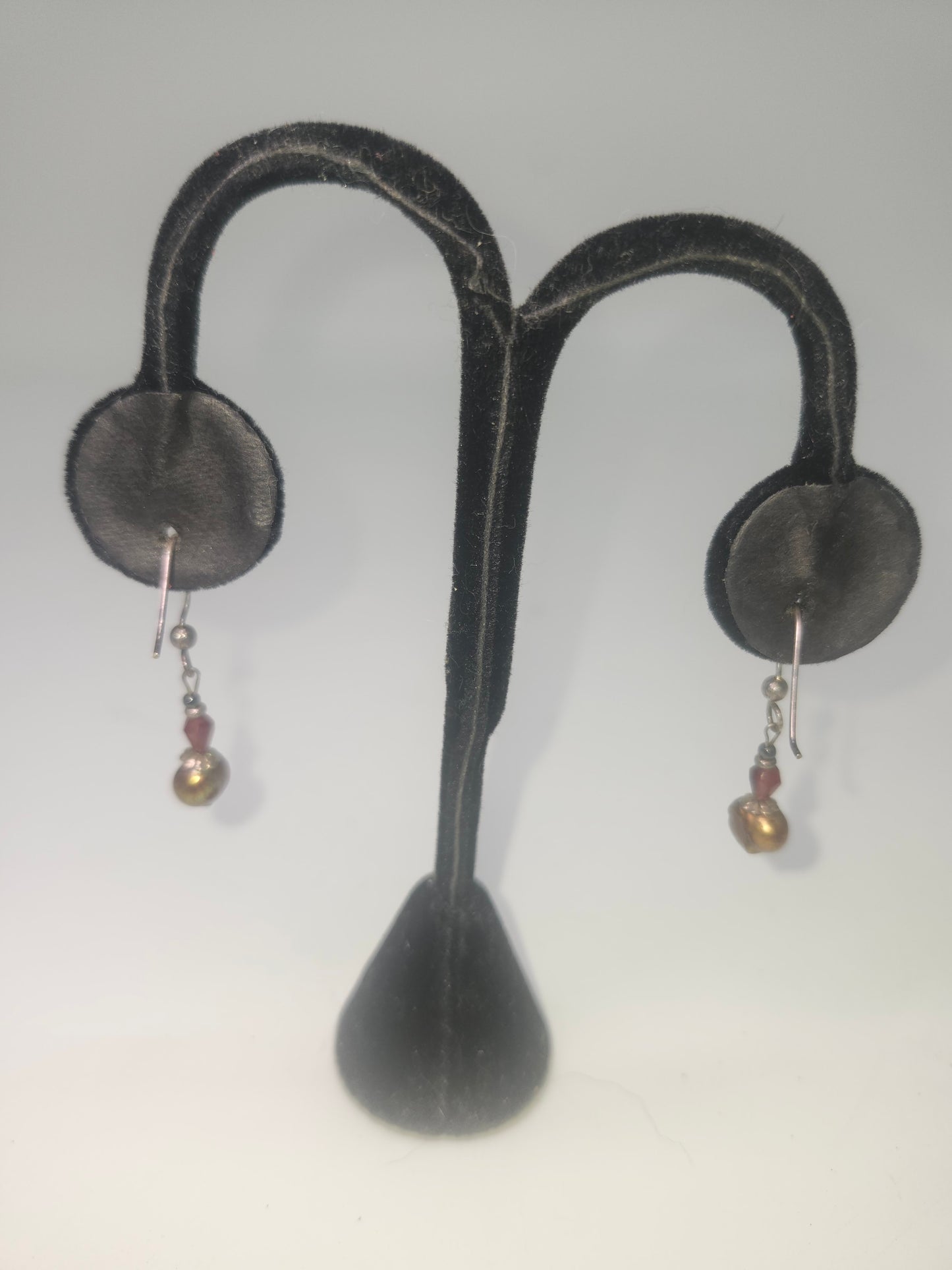 925 Sterling & Freshwater Pearl Dangle Earrings