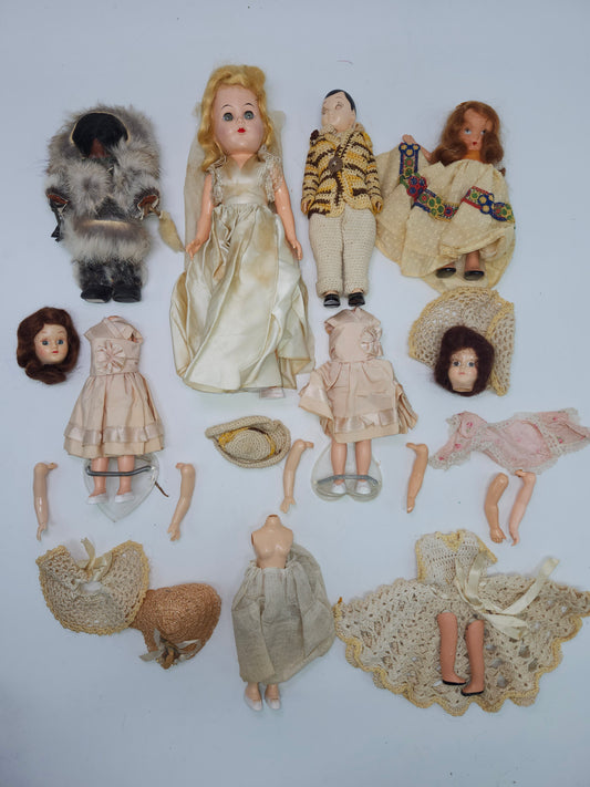 ~Doll Bundle~ Assorted Vintage & Antique Dolls