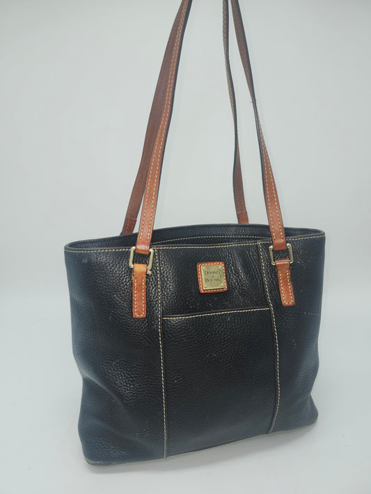 Dooney & Bourke Pebble Grained Two Toned Leather Purse