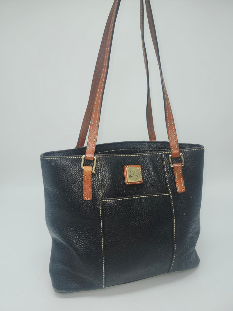 Dooney & Bourke Pebble Grained Two Toned Leather Purse