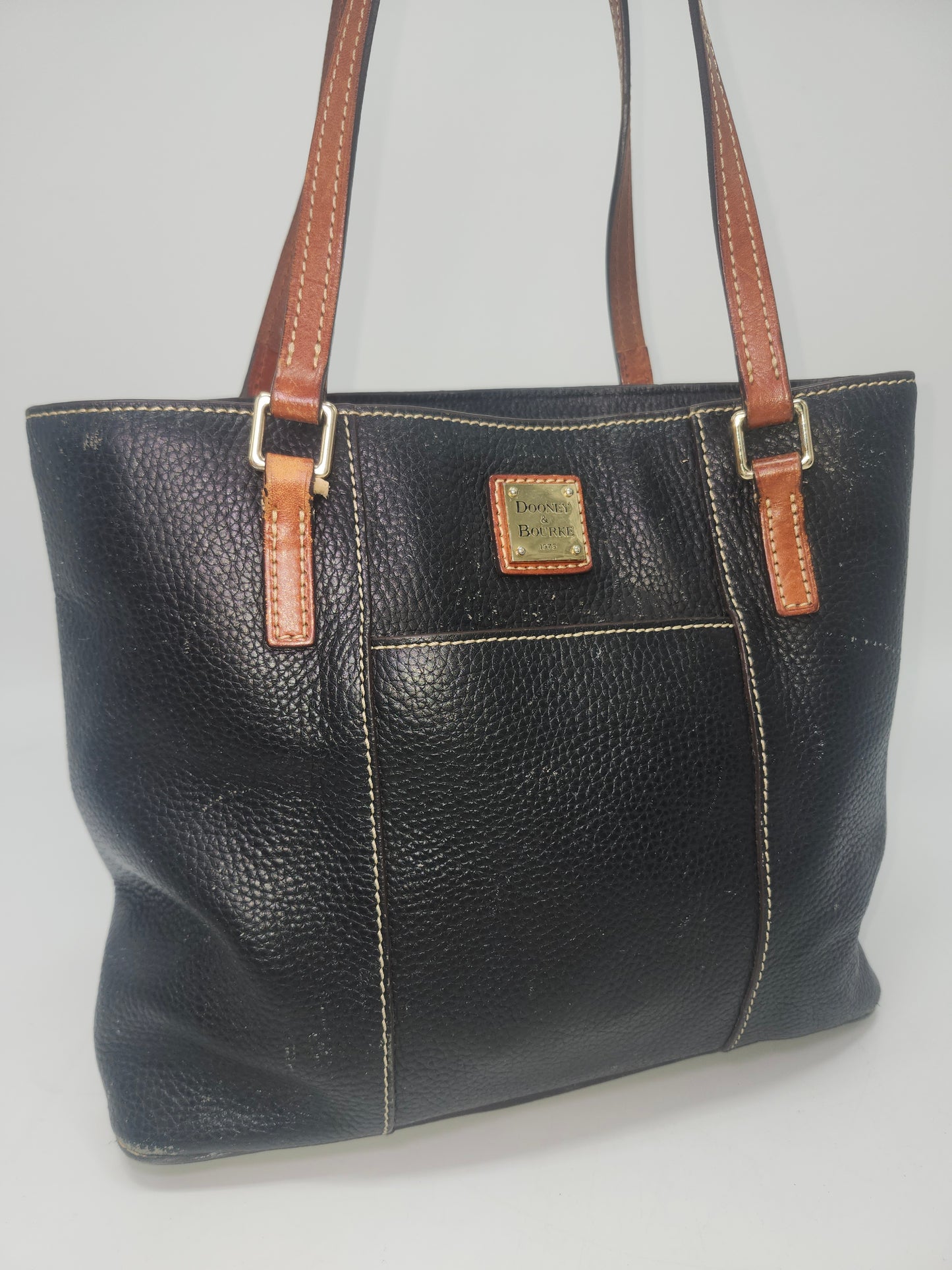 Dooney & Bourke Pebble Grained Two Toned Leather Purse