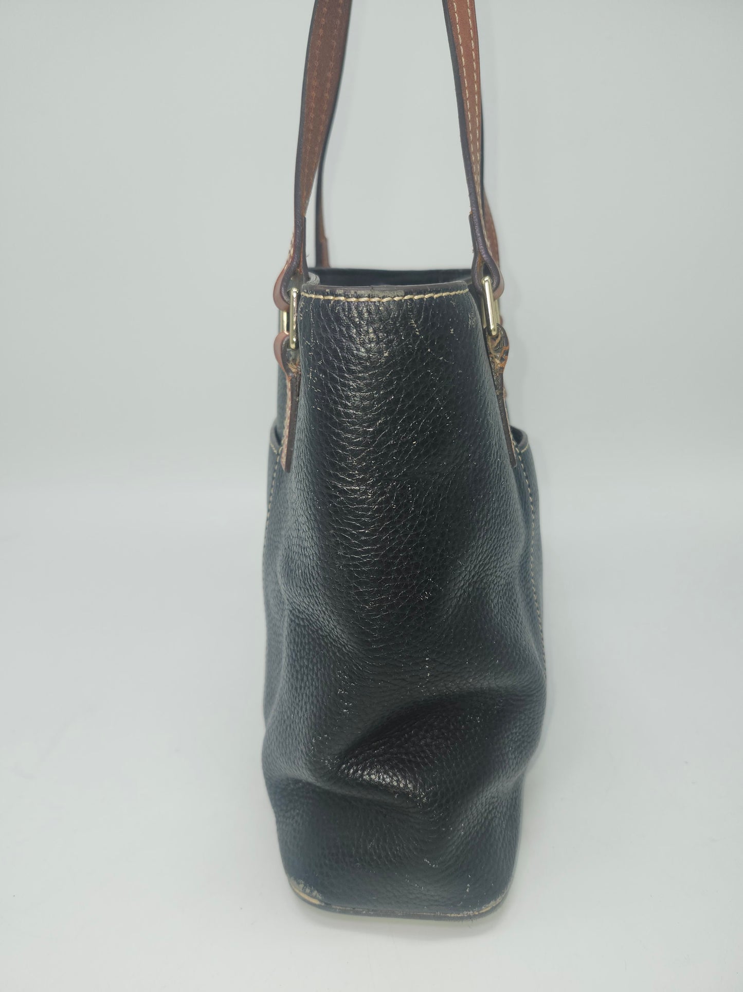 Dooney & Bourke Pebble Grained Two Toned Leather Purse