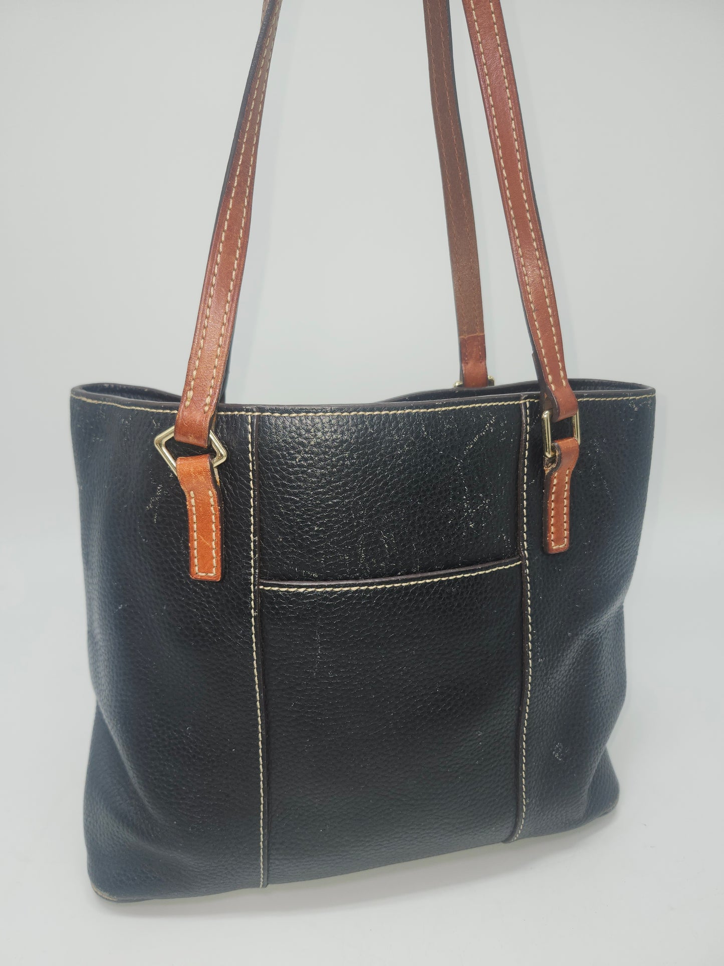 Dooney & Bourke Pebble Grained Two Toned Leather Purse
