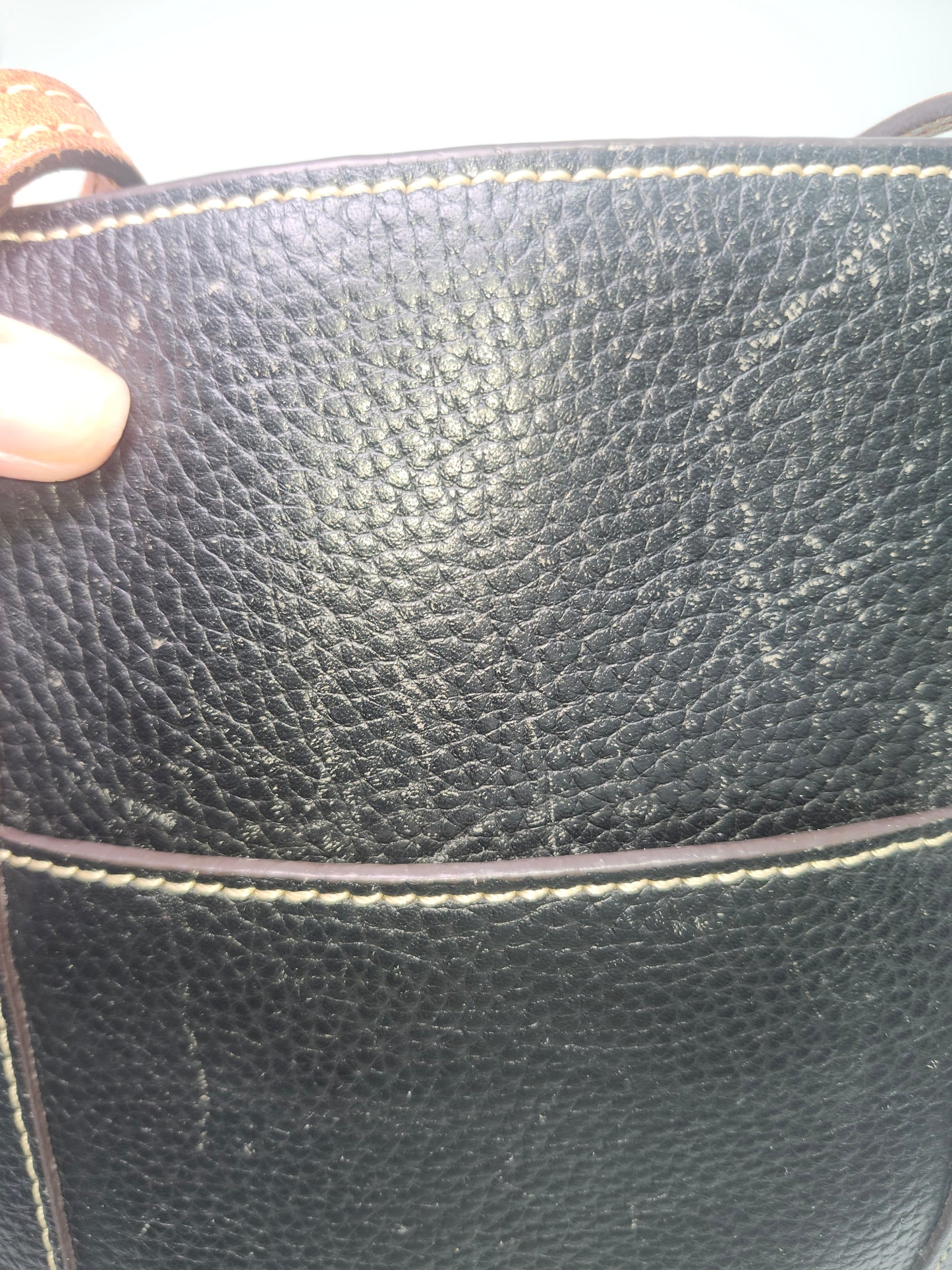 Dooney & Bourke Pebble Grained Two Toned Leather Purse