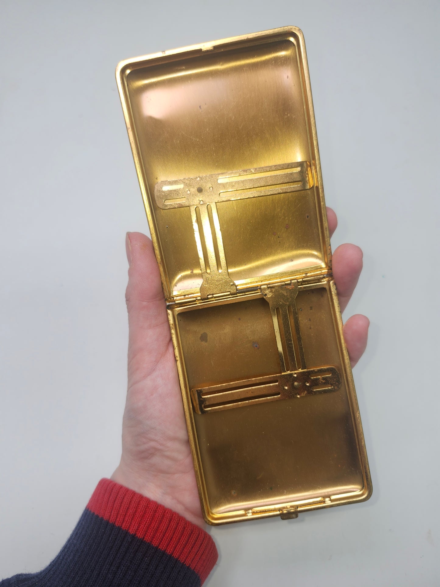 Brass Cigarette Case / Holder Mid-Century