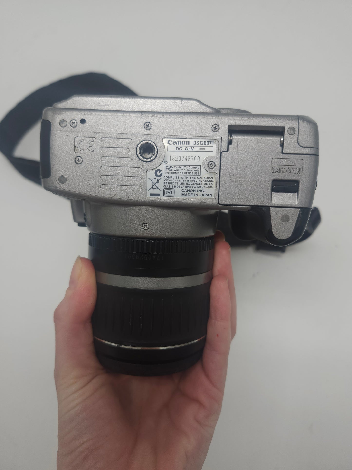 Canon EOS Rebel G 35mm Film Camera + Canon EF 18–55mm Lens